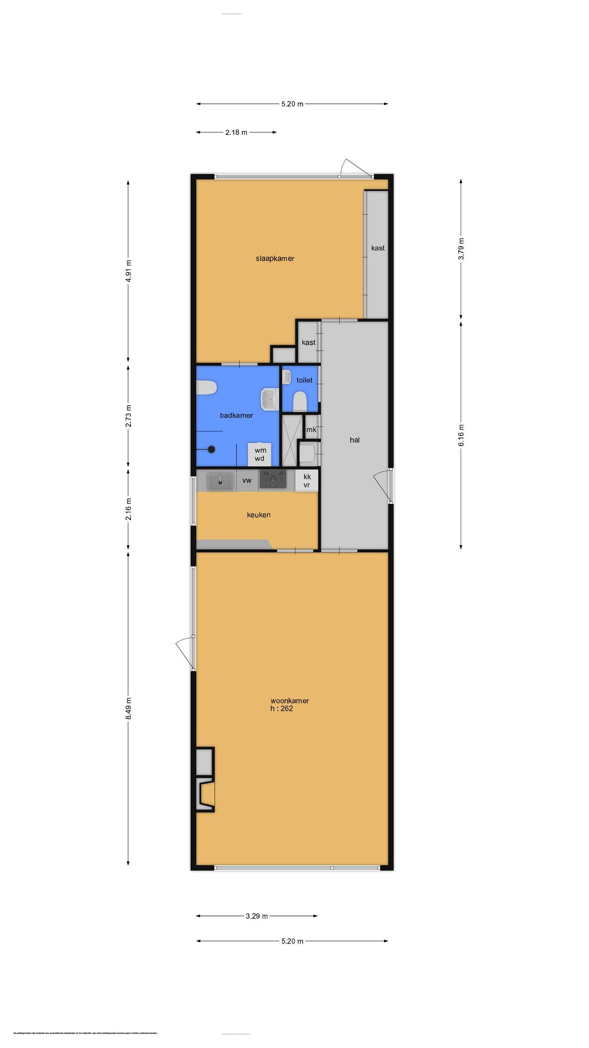 Schouten Hof 26 (plattegrond 1)