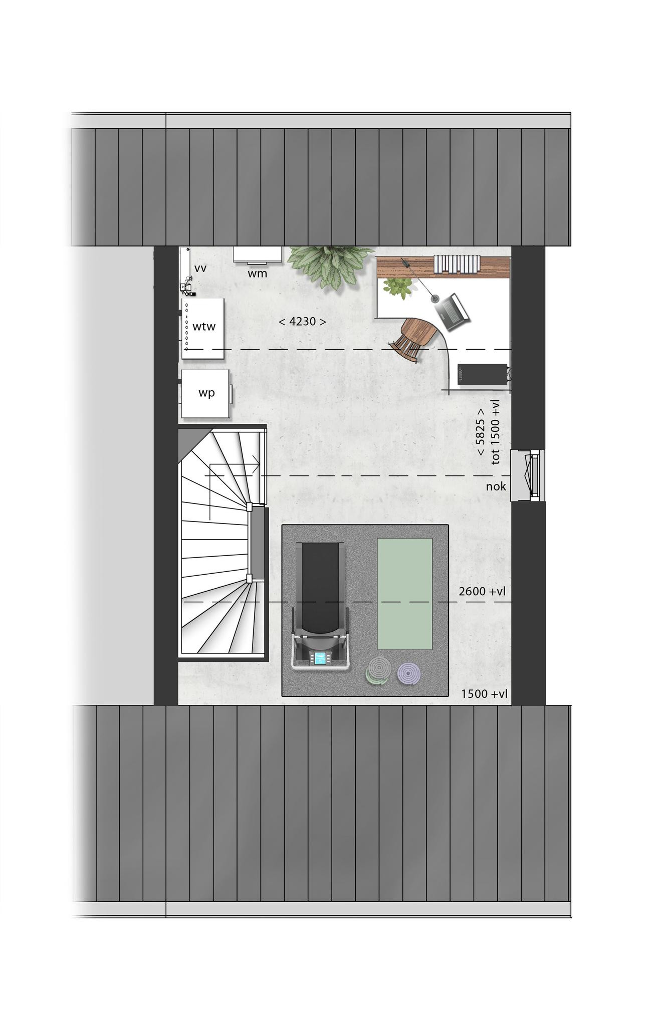 Schooneng &#8211; fase 2 (woonhuis D08) (plattegrond 3)