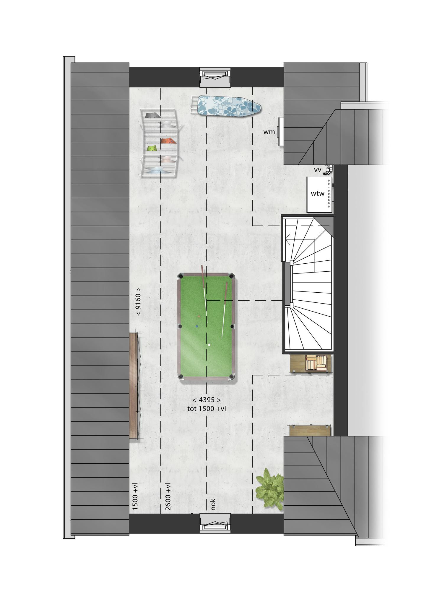 Schooneng &#8211; fase 2 (woonhuis D15) (plattegrond 3)