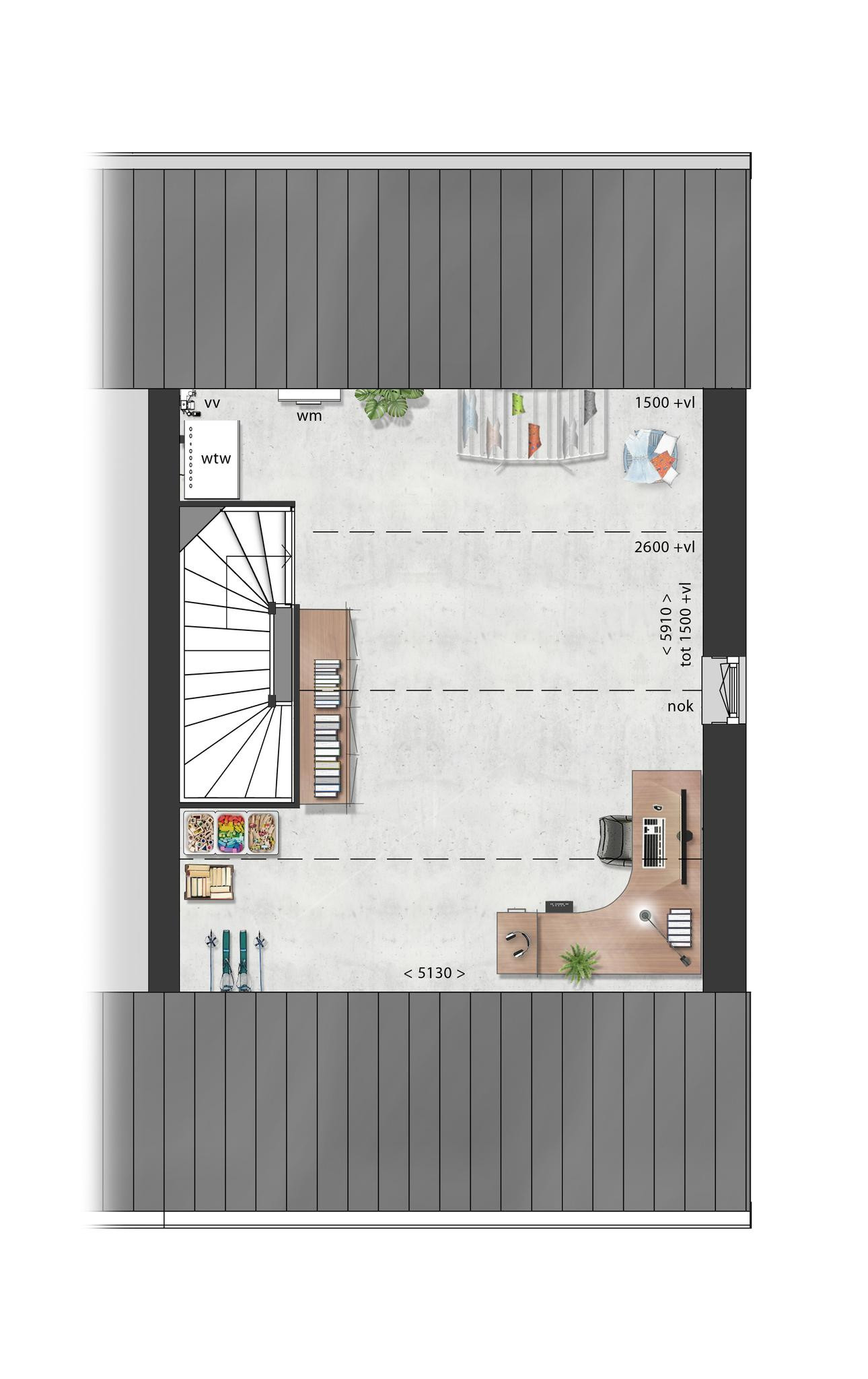 Schooneng &#8211; fase 2 (woonhuis D16) (plattegrond 3)