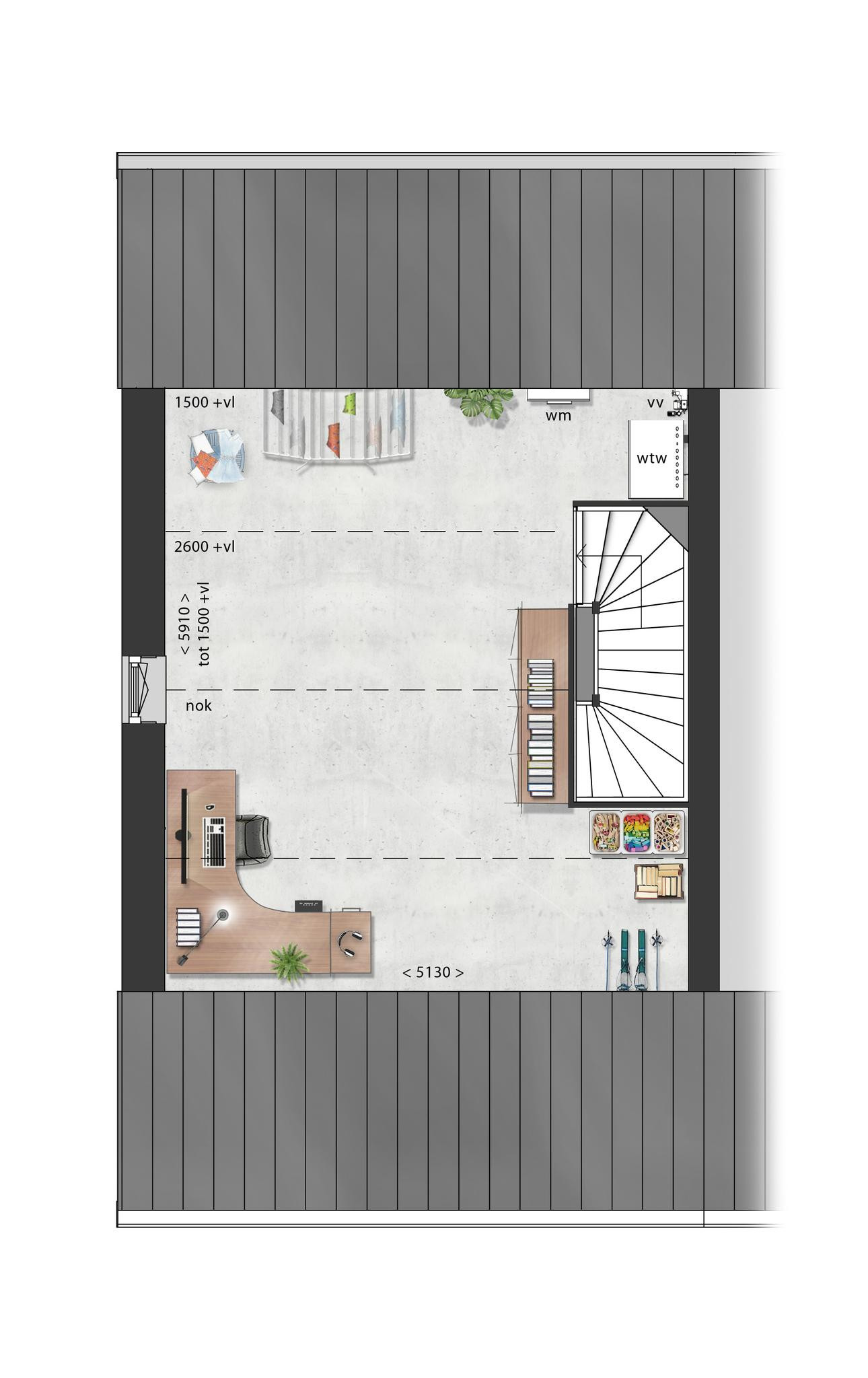 Schooneng &#8211; fase 2 (woonhuis D23) (plattegrond 3)