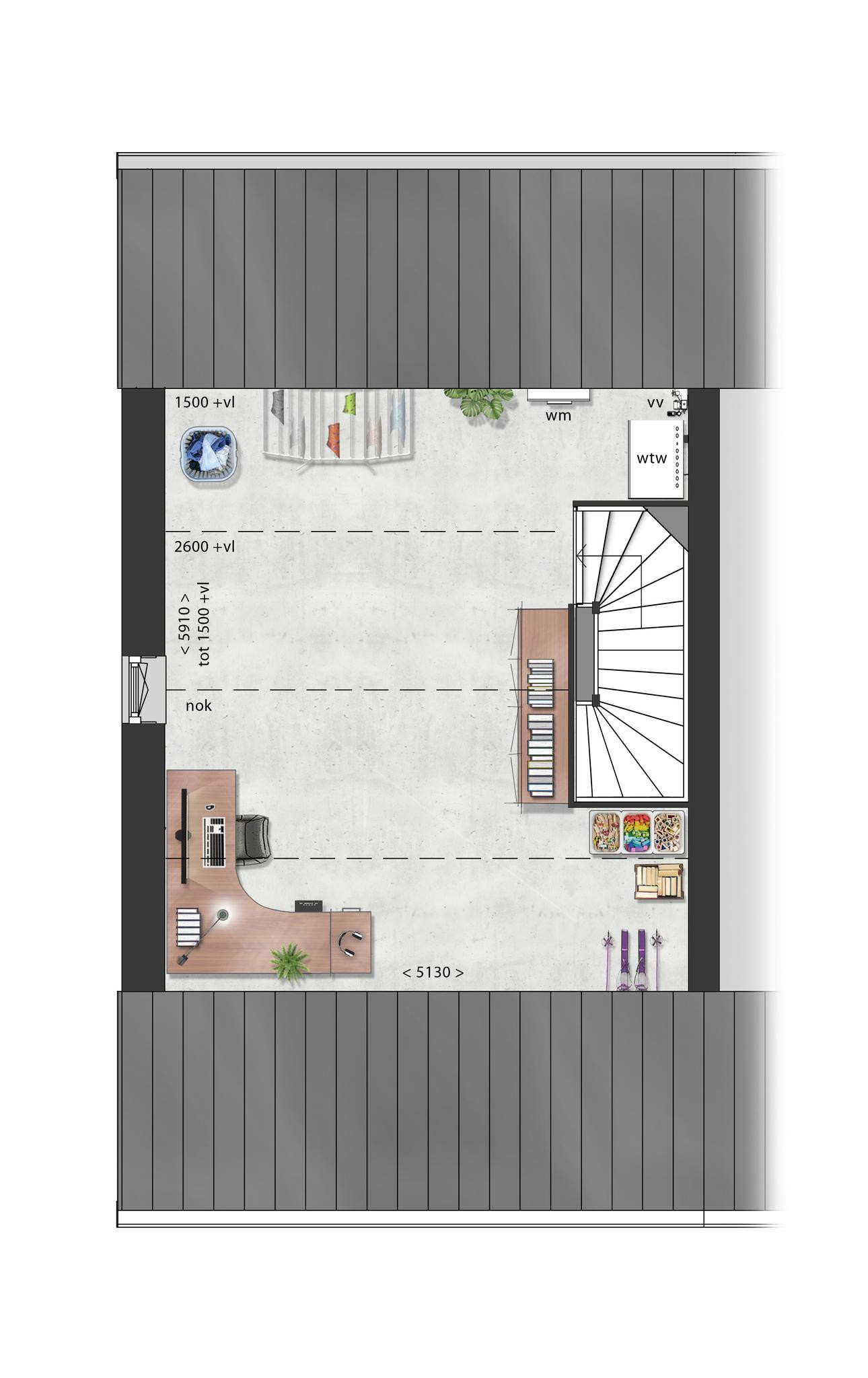 Schooneng &#8211; fase 2 (woonhuis D27) (plattegrond 3)