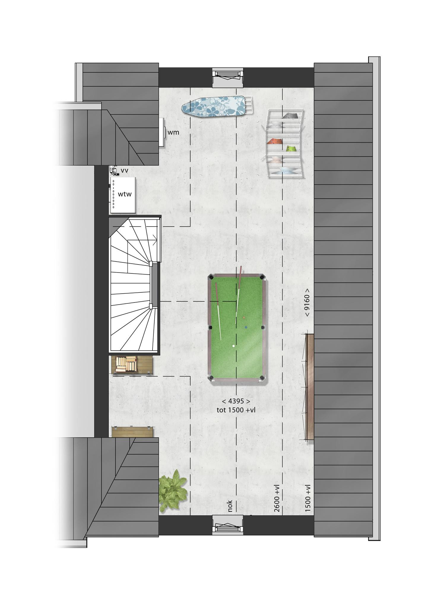 Schooneng &#8211; fase 2 (woonhuis E01) (plattegrond 3)