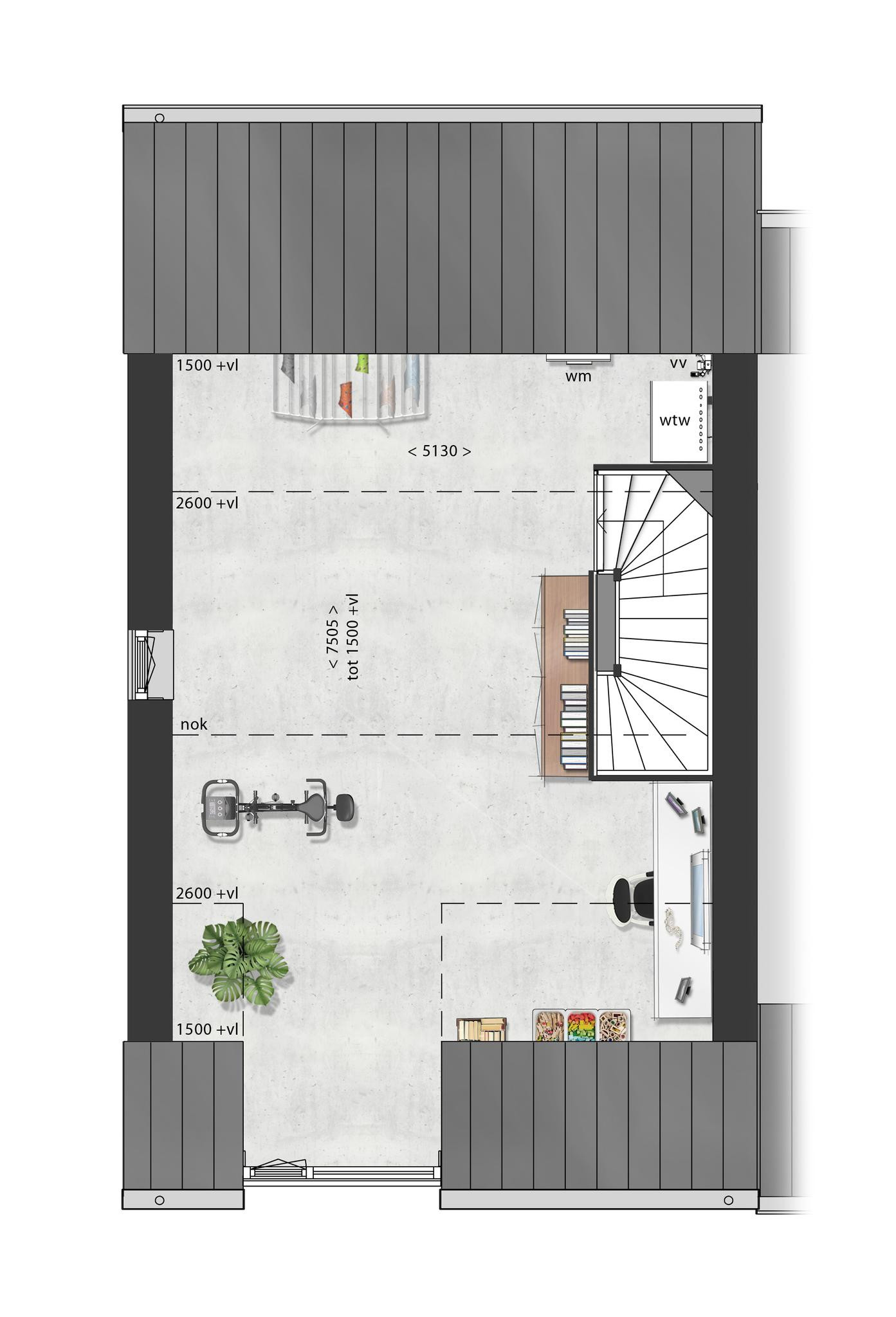 Schooneng &#8211; fase 2 (woonhuis E06) (plattegrond 3)