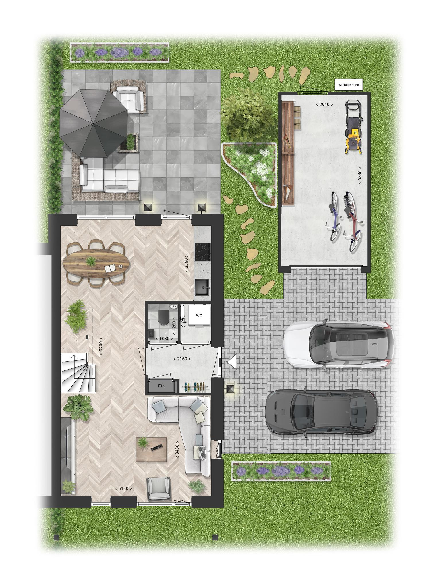 Schooneng &#8211; fase 2 (woonhuis E10) (plattegrond 1)