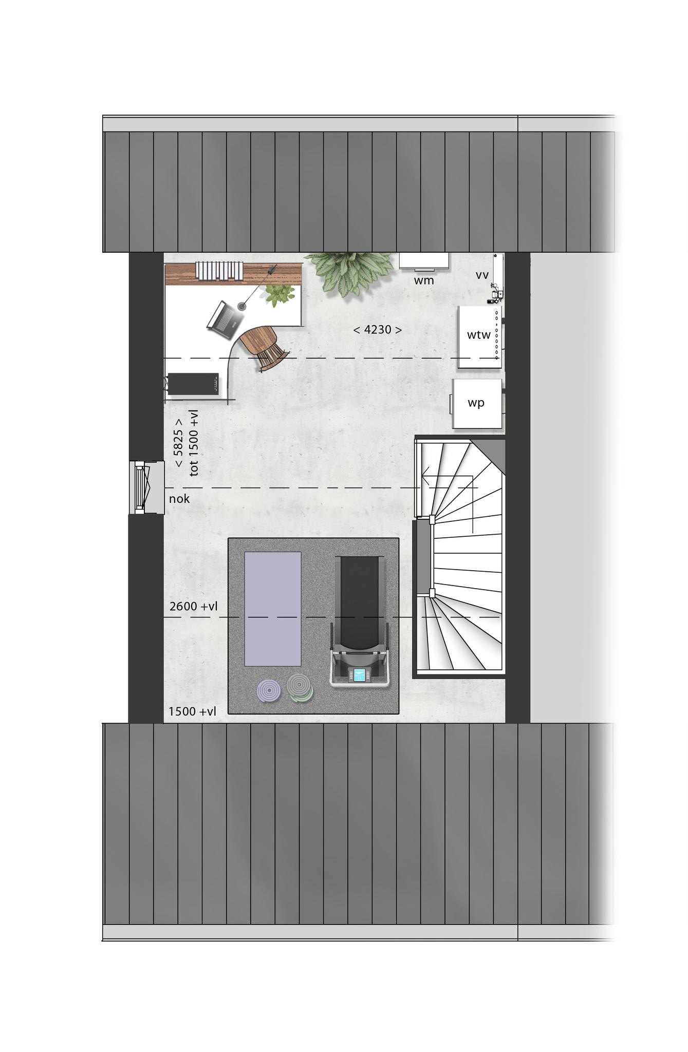 Schooneng &#8211; fase 2 (woonhuis E13) (plattegrond 3)