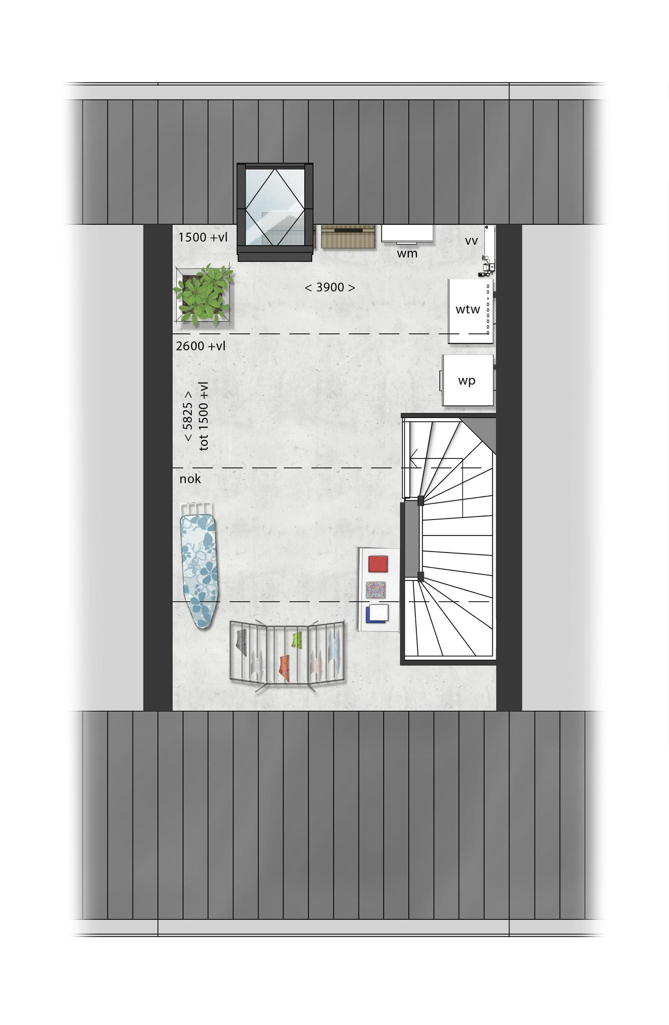 Schooneng &#8211; fase 2 (woonhuis D05) (plattegrond 3)