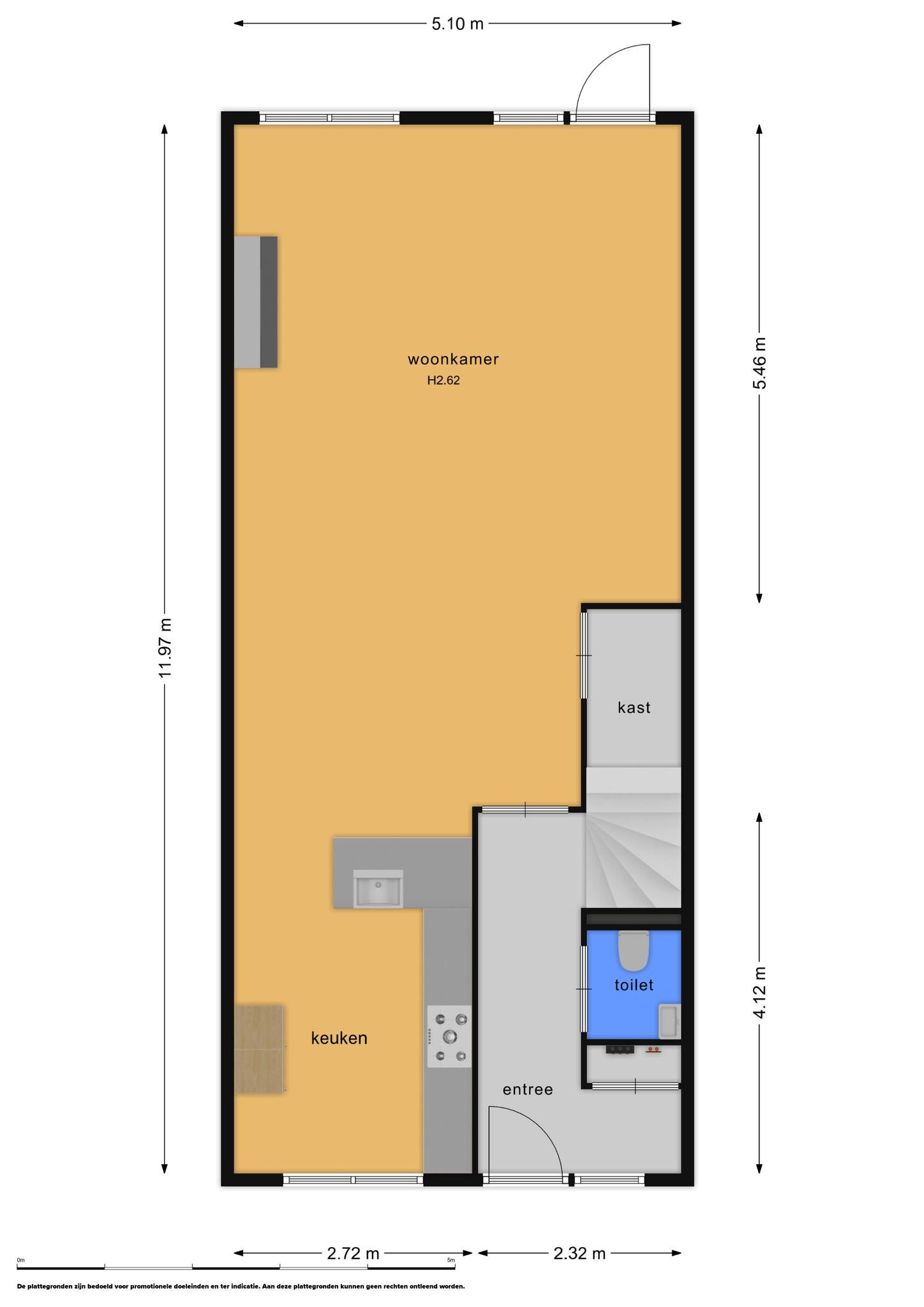 Brahmalaan 25 (plattegrond 1)