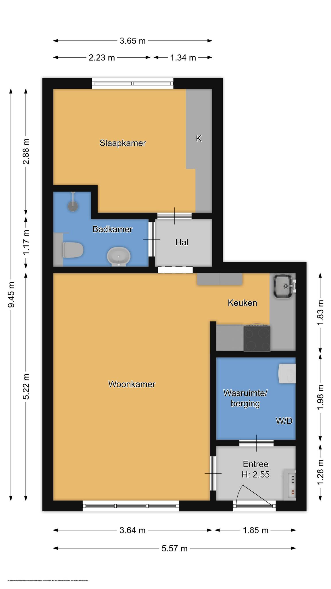Brouwershof 18 (plattegrond 1)