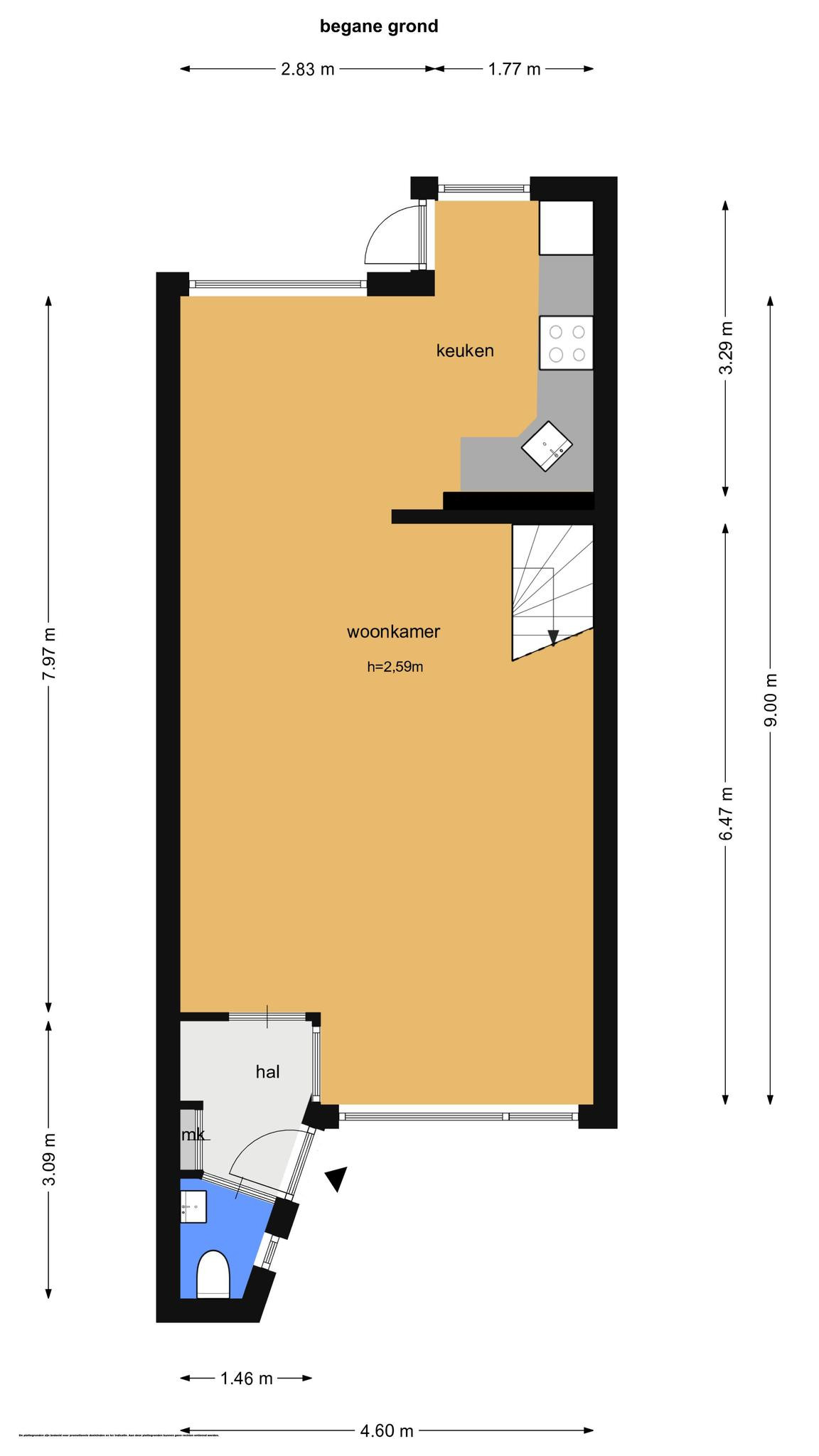 Hortensiastraat 4 (plattegrond 1)