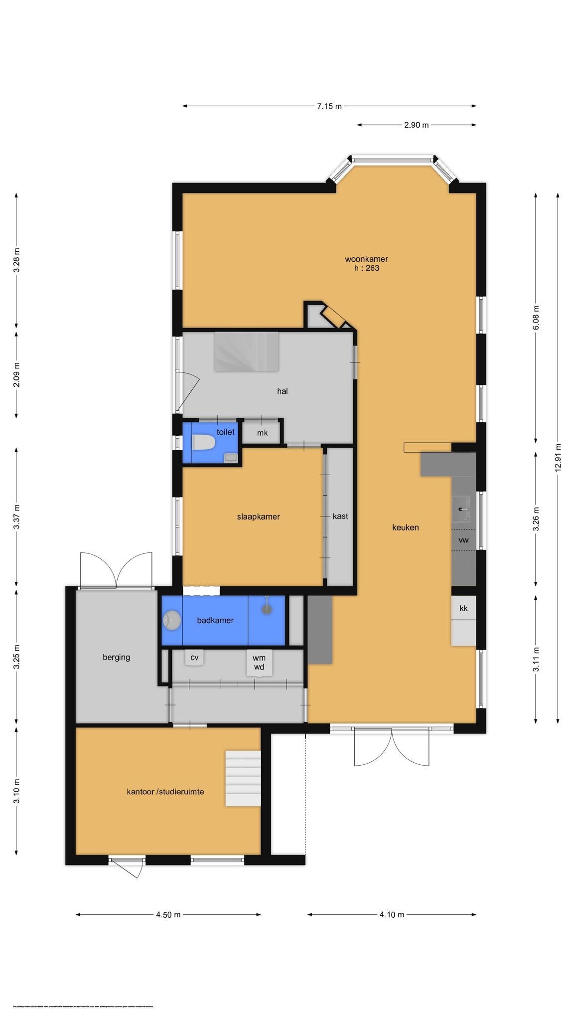 Versteeglaan 17 (plattegrond 1)