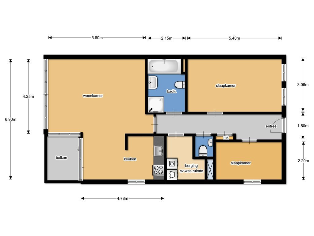 Sterappel 40 (plattegrond 1)