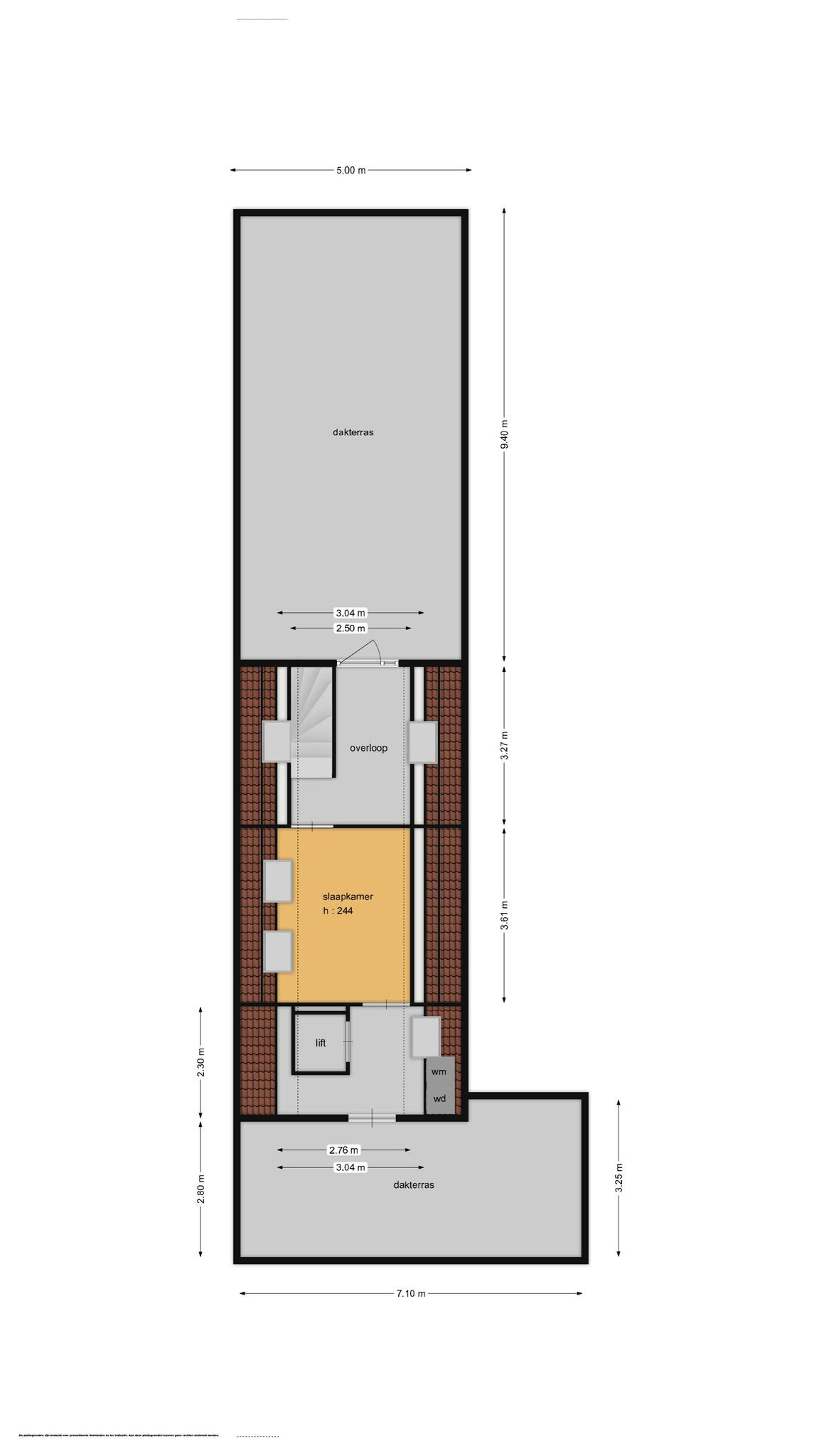 Jan van Schaffelaarstraat 14 &#8211; 01 (plattegrond 2)