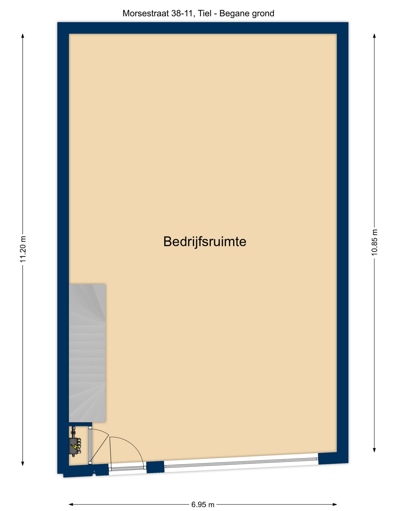Morsestraat 38 &#8211; 11 (plattegrond 1)