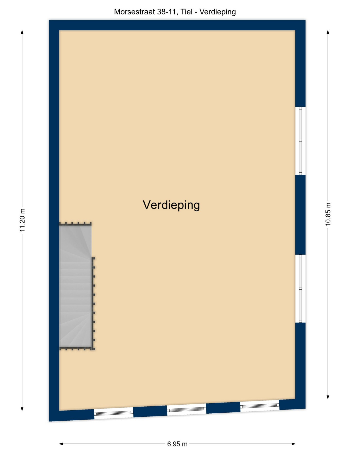 Morsestraat 38 &#8211; 11 (plattegrond 2)