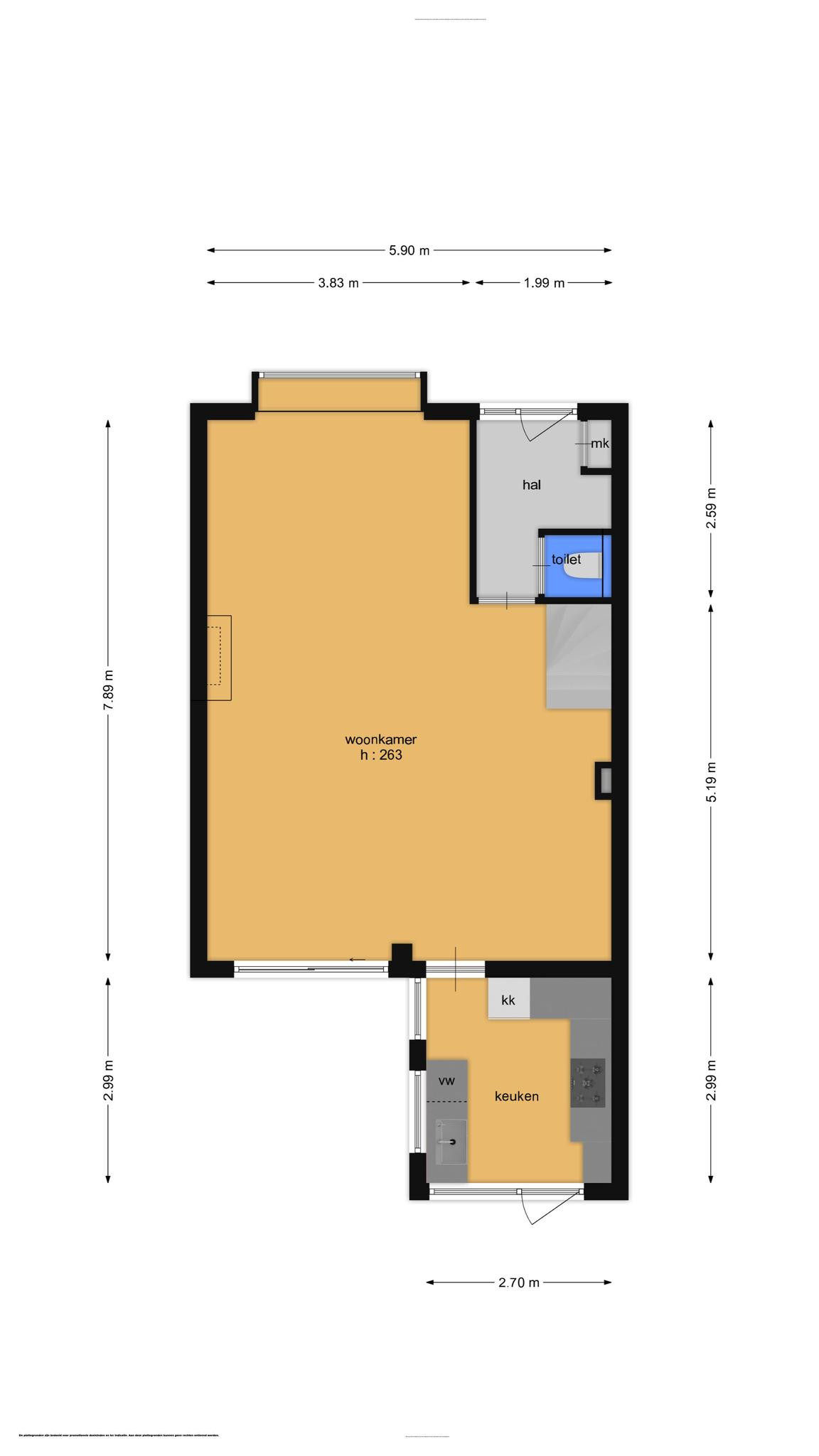 De Steenkamp 111 (plattegrond 1)