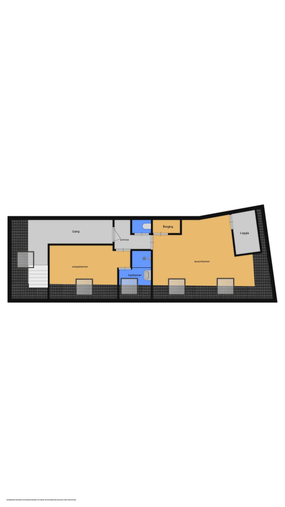 Brouwerstraat 2 &#8211; E (plattegrond 1)