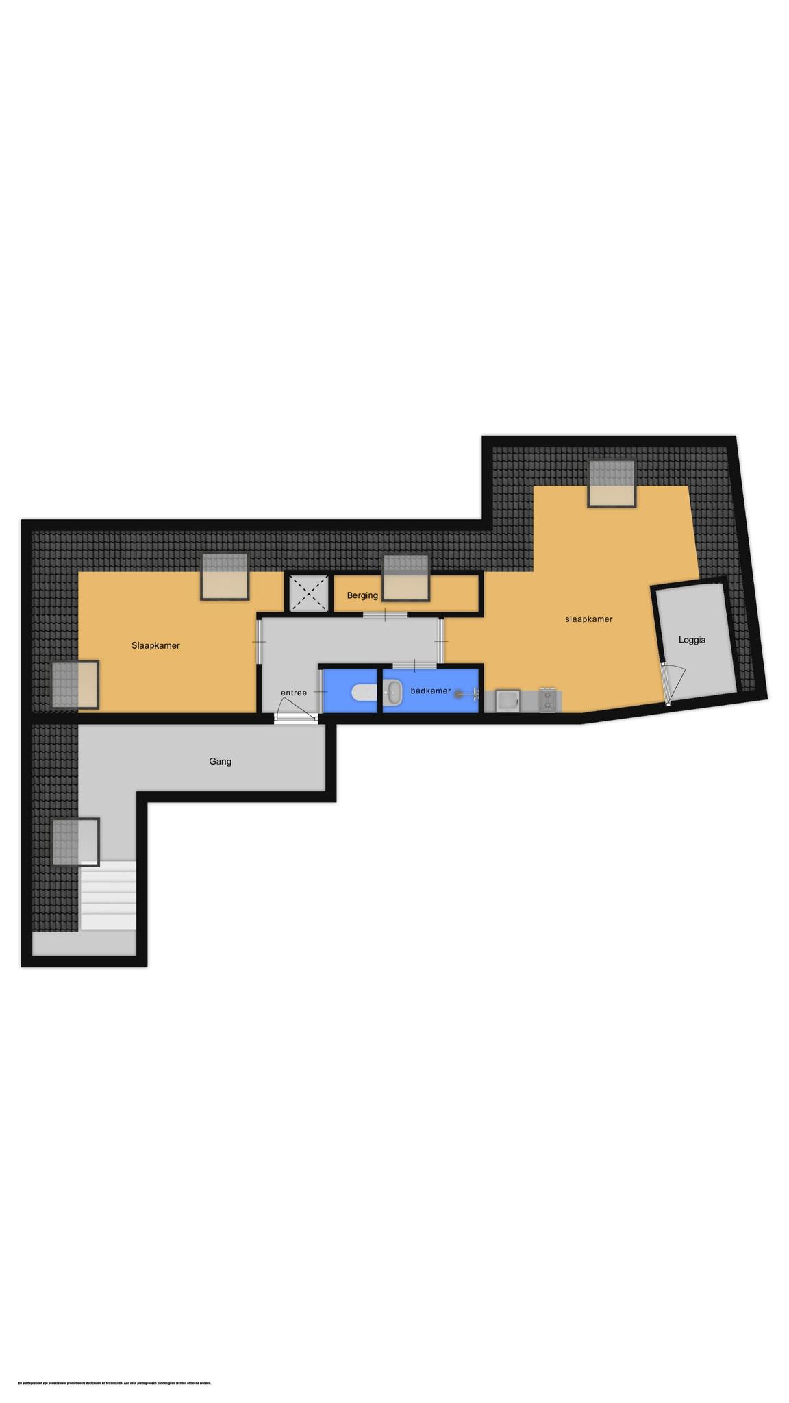Brouwerstraat 2 &#8211; G (plattegrond 1)