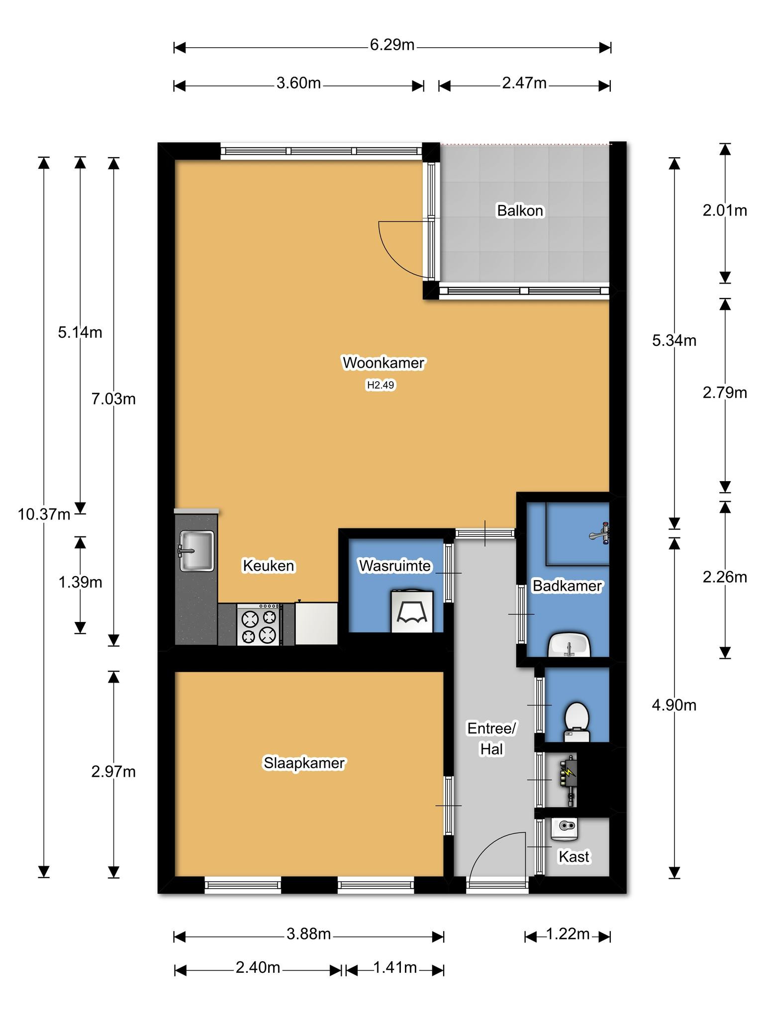 Lobeliastraat 19 (plattegrond 1)
