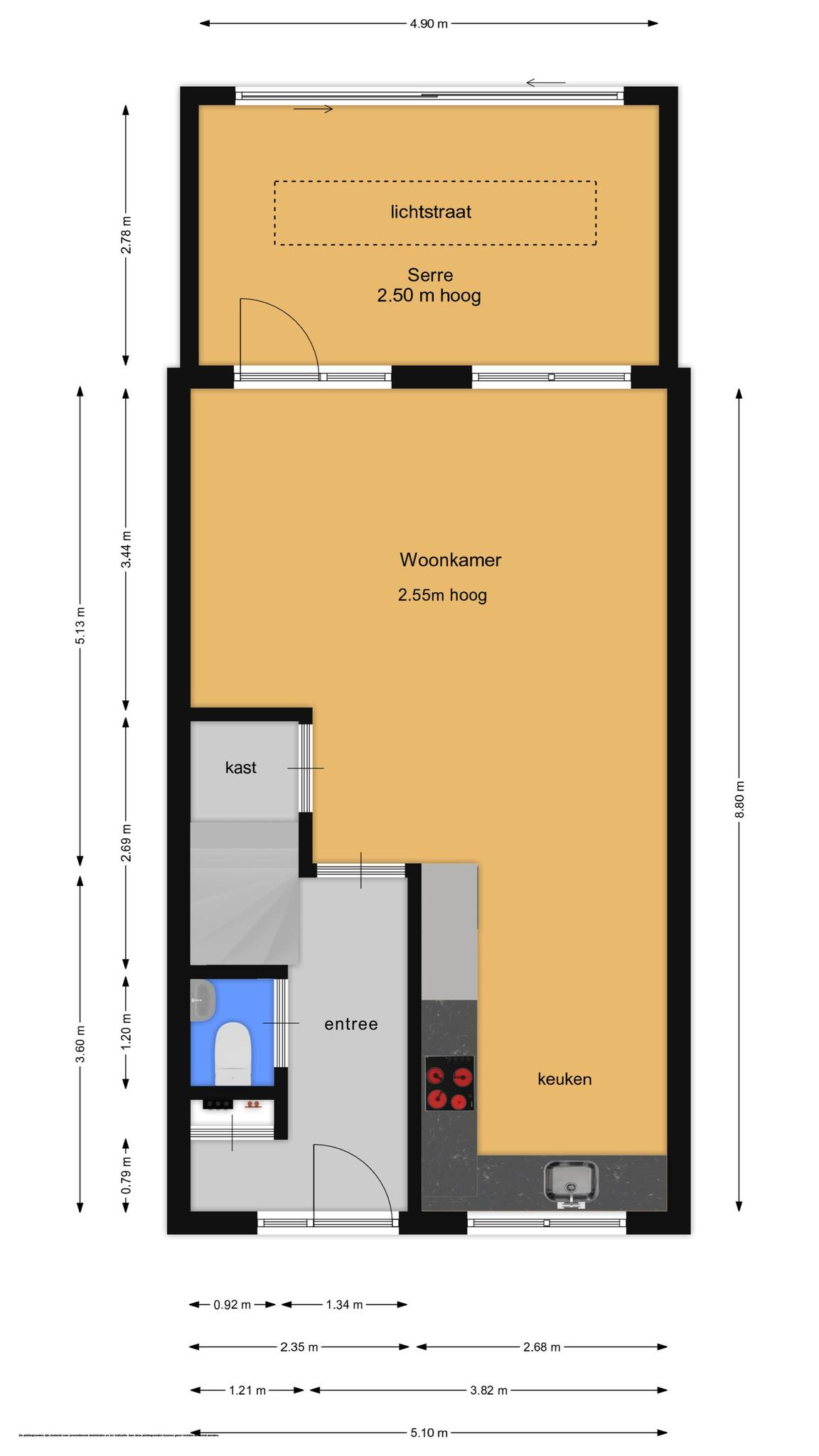 Nederwoudse Brink 35 (plattegrond 1)