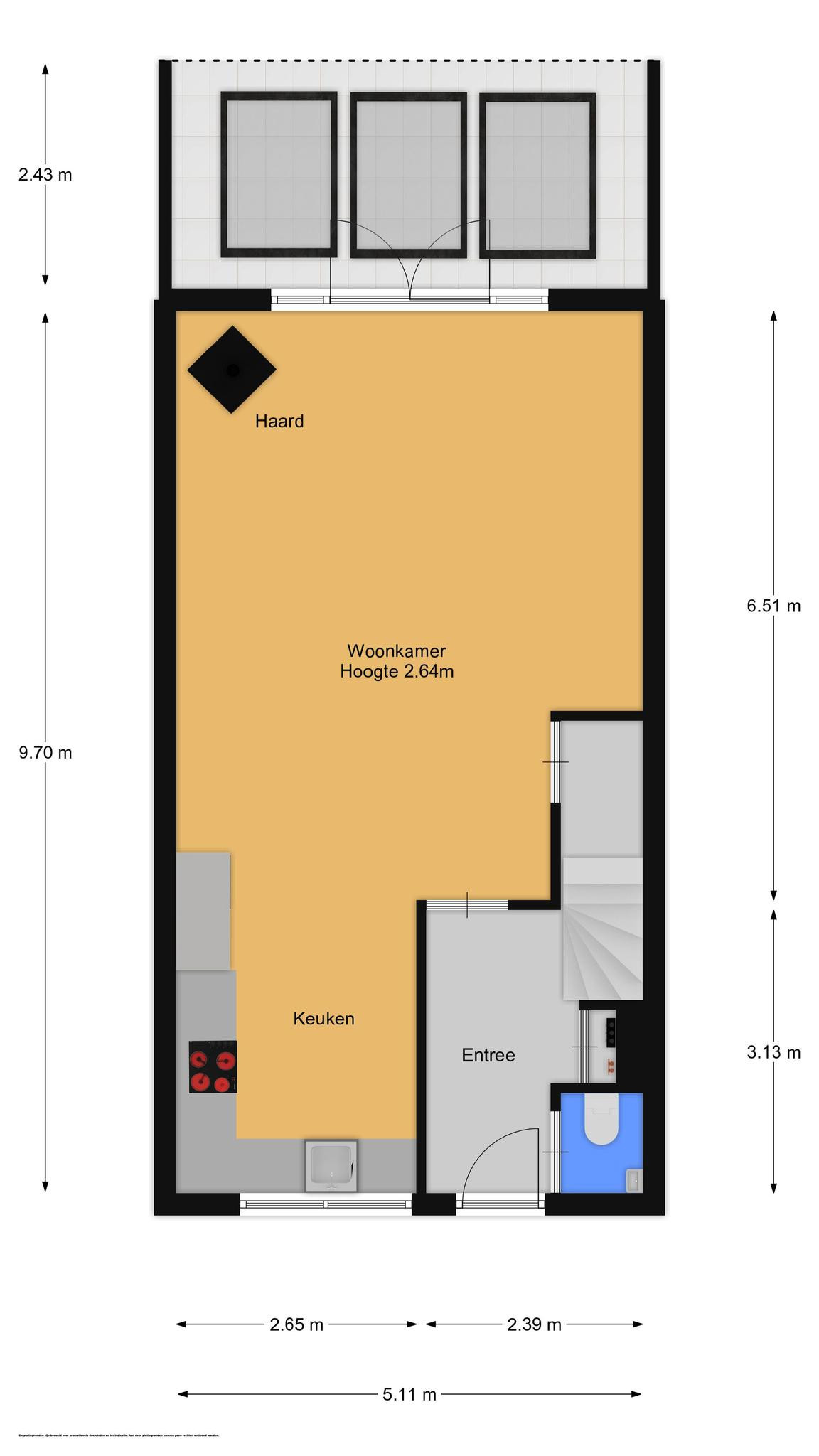 De Stomphorst 34 (plattegrond 1)