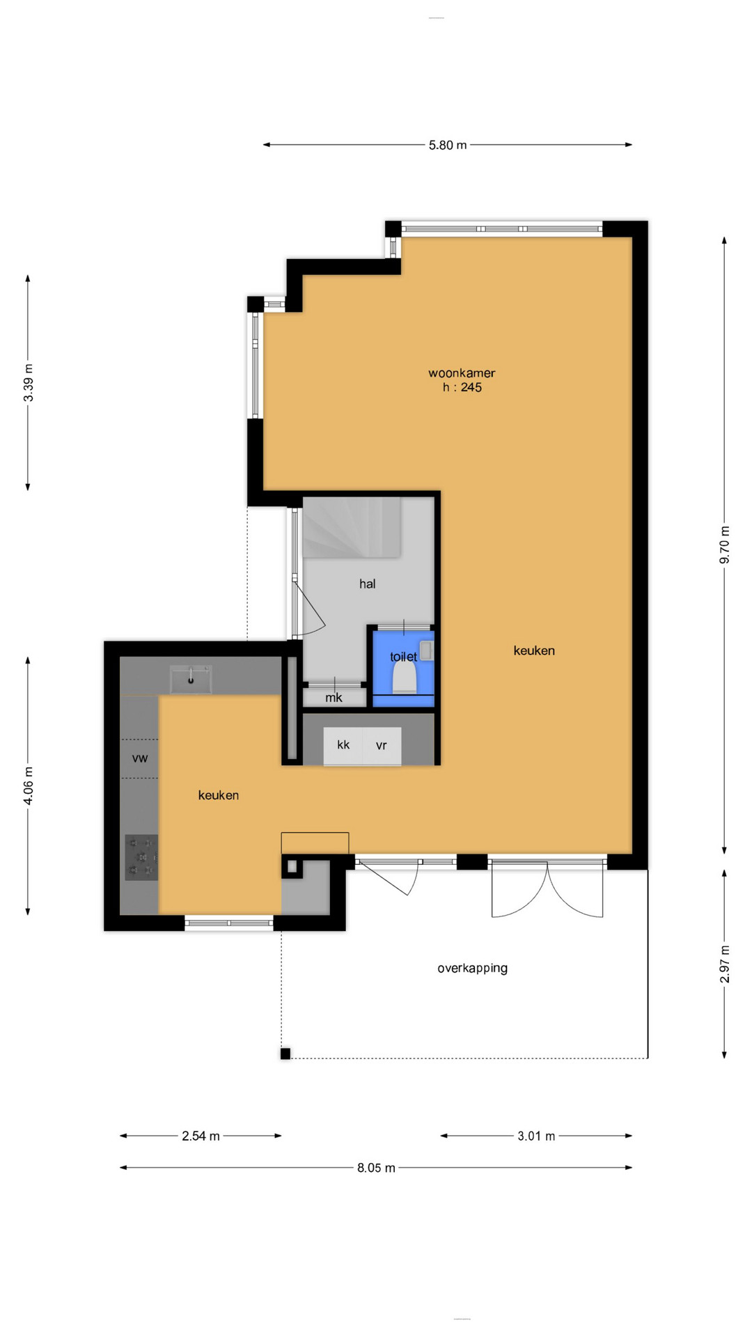 Tabaksland 57 (plattegrond 3)