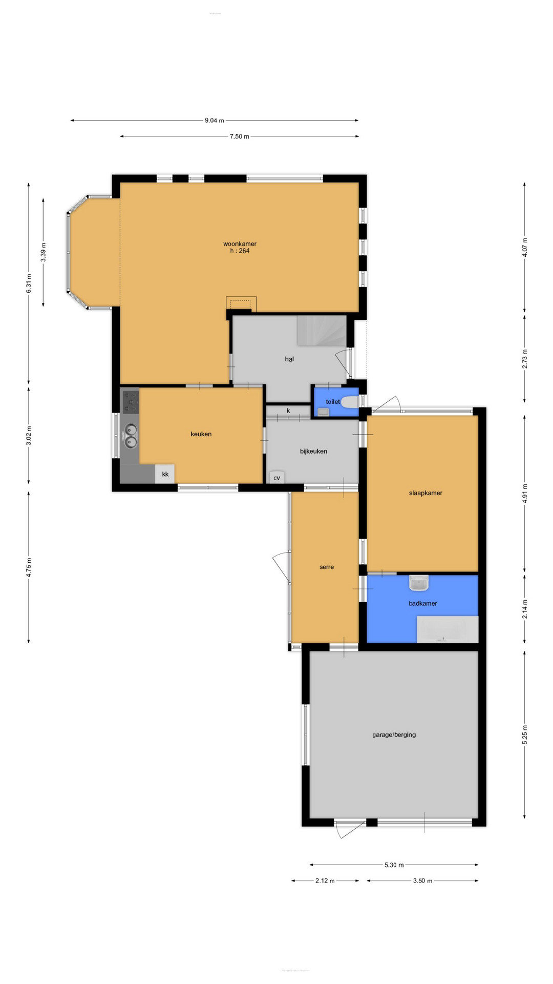 Churchillstraat 23 (plattegrond 1)