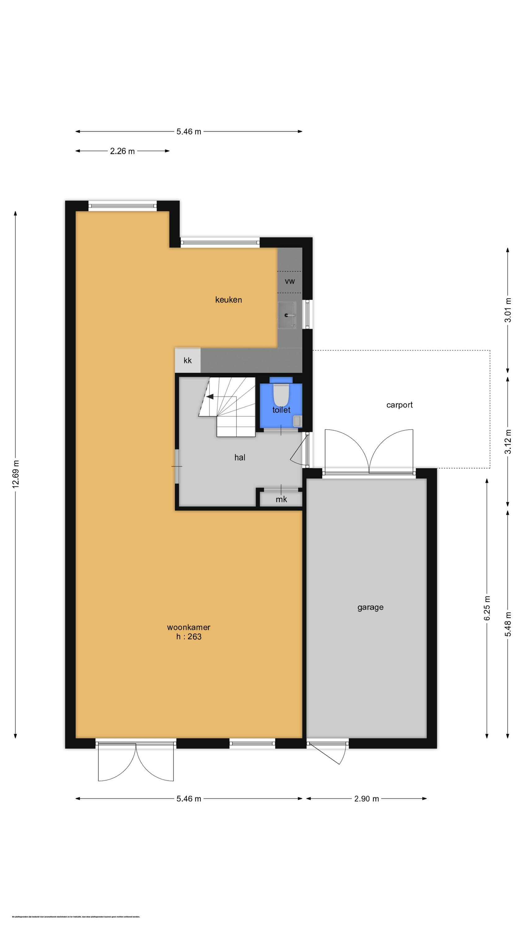 Schijndelaarlaan 74 (plattegrond 1)
