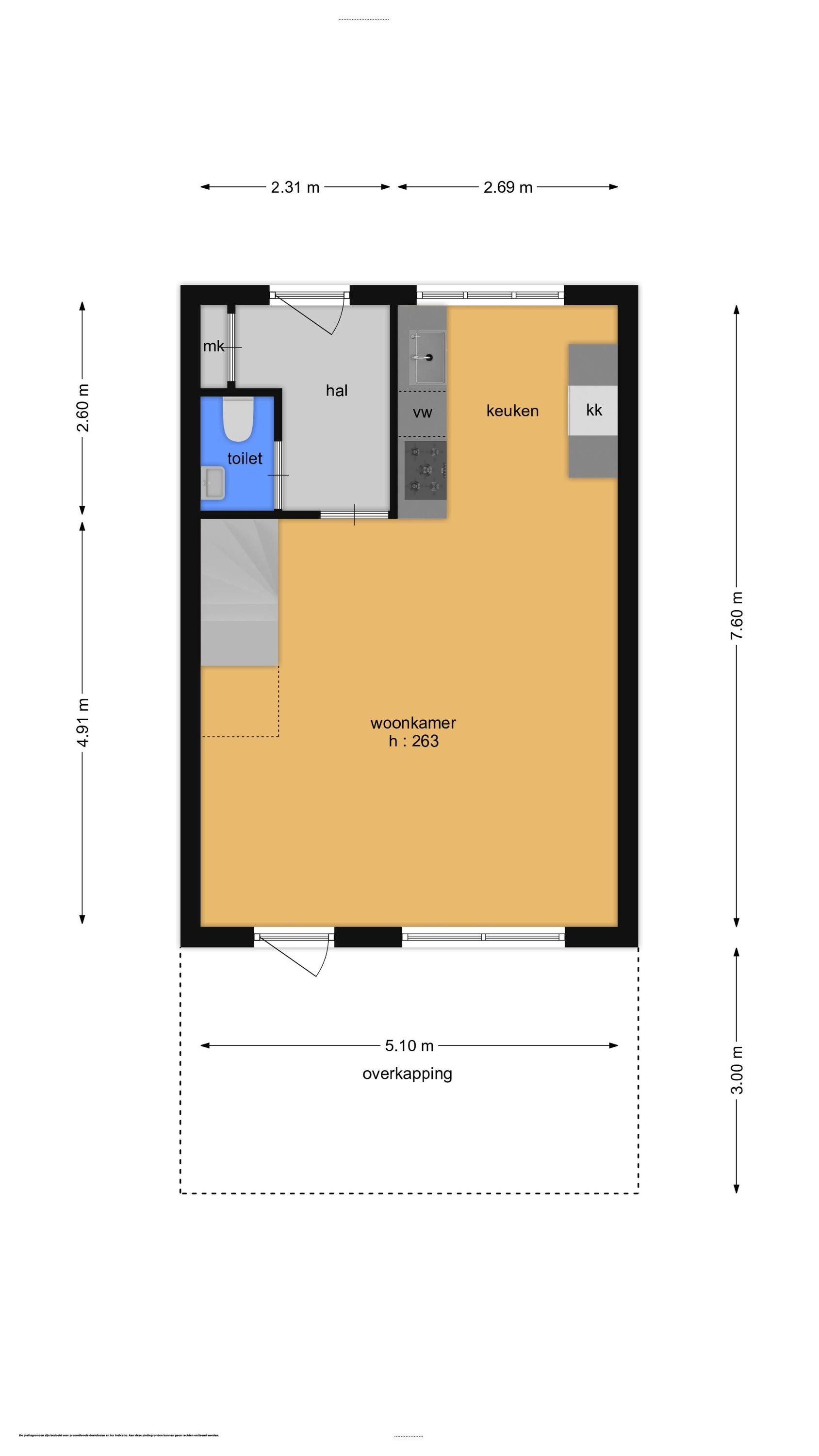 Zijdehoenderlaan 62 (plattegrond 1)
