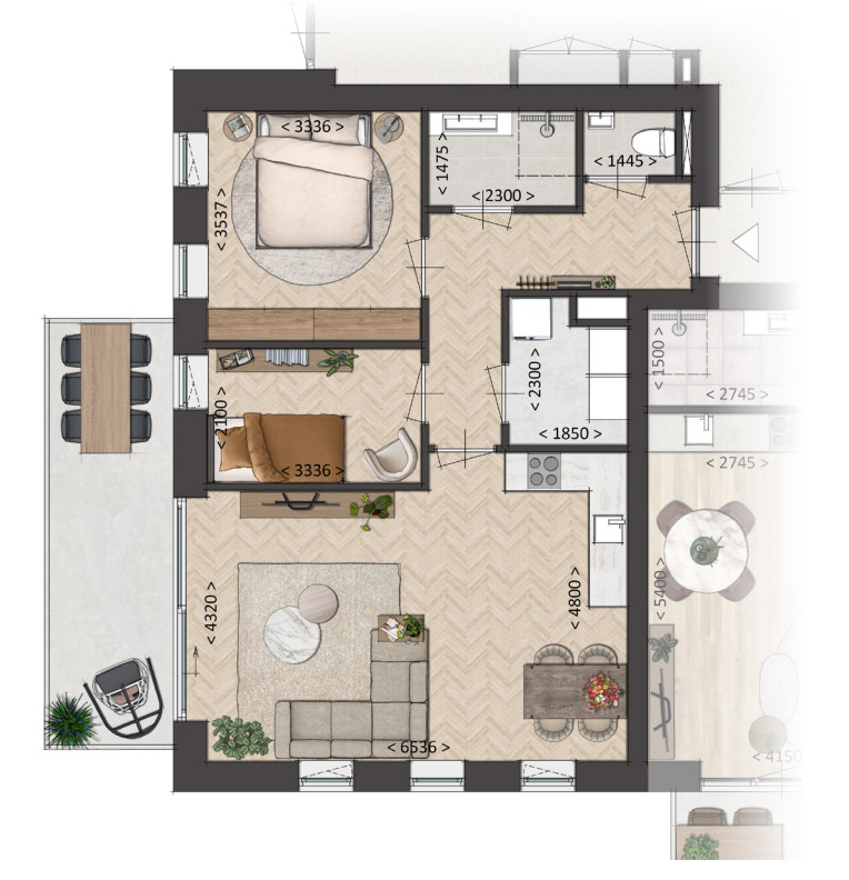 Pascalstraat 50 (plattegrond 2)