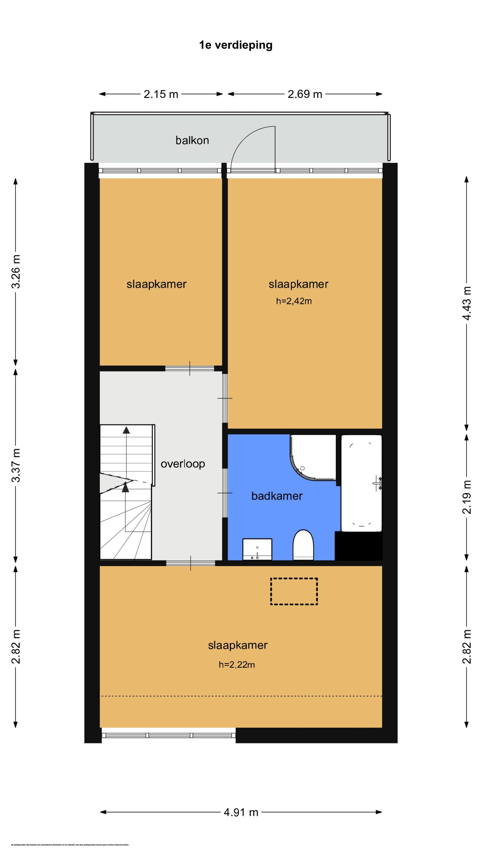 Nijenbeek 70 (plattegrond 2)