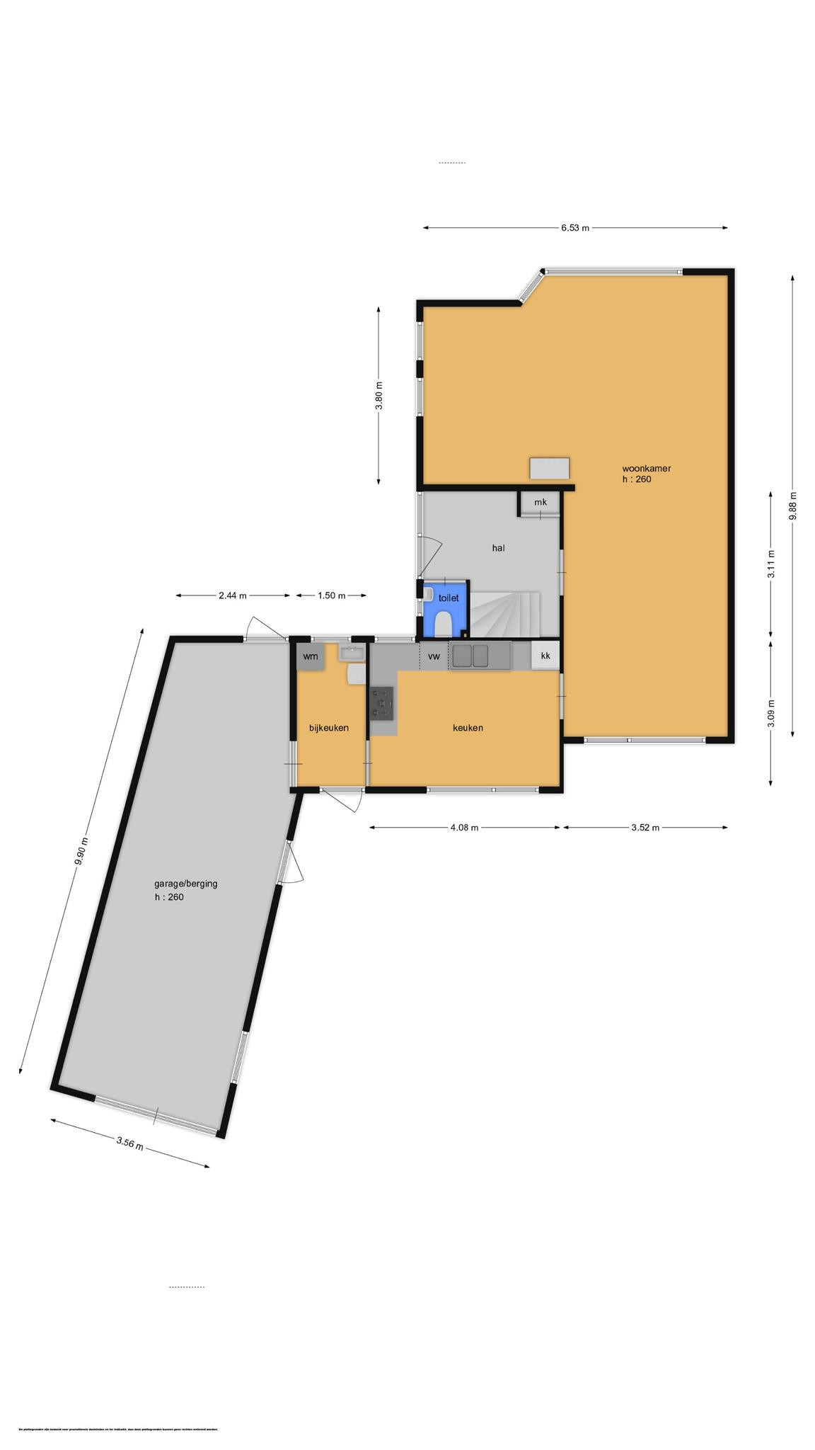 Wethouder Rebellaan 50 (plattegrond 1)