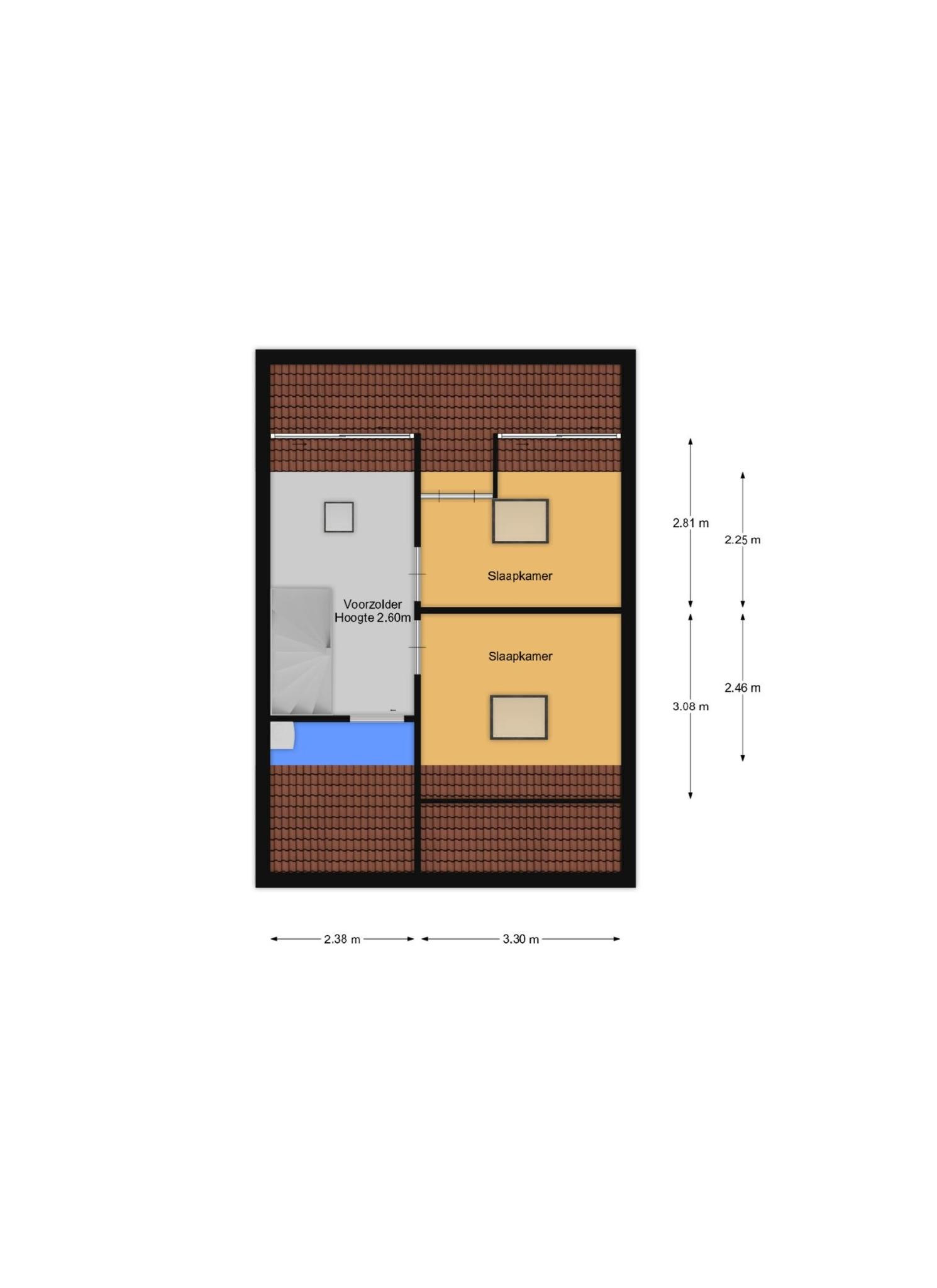 Wethouder Zandbergenlaan 64 (plattegrond 3)