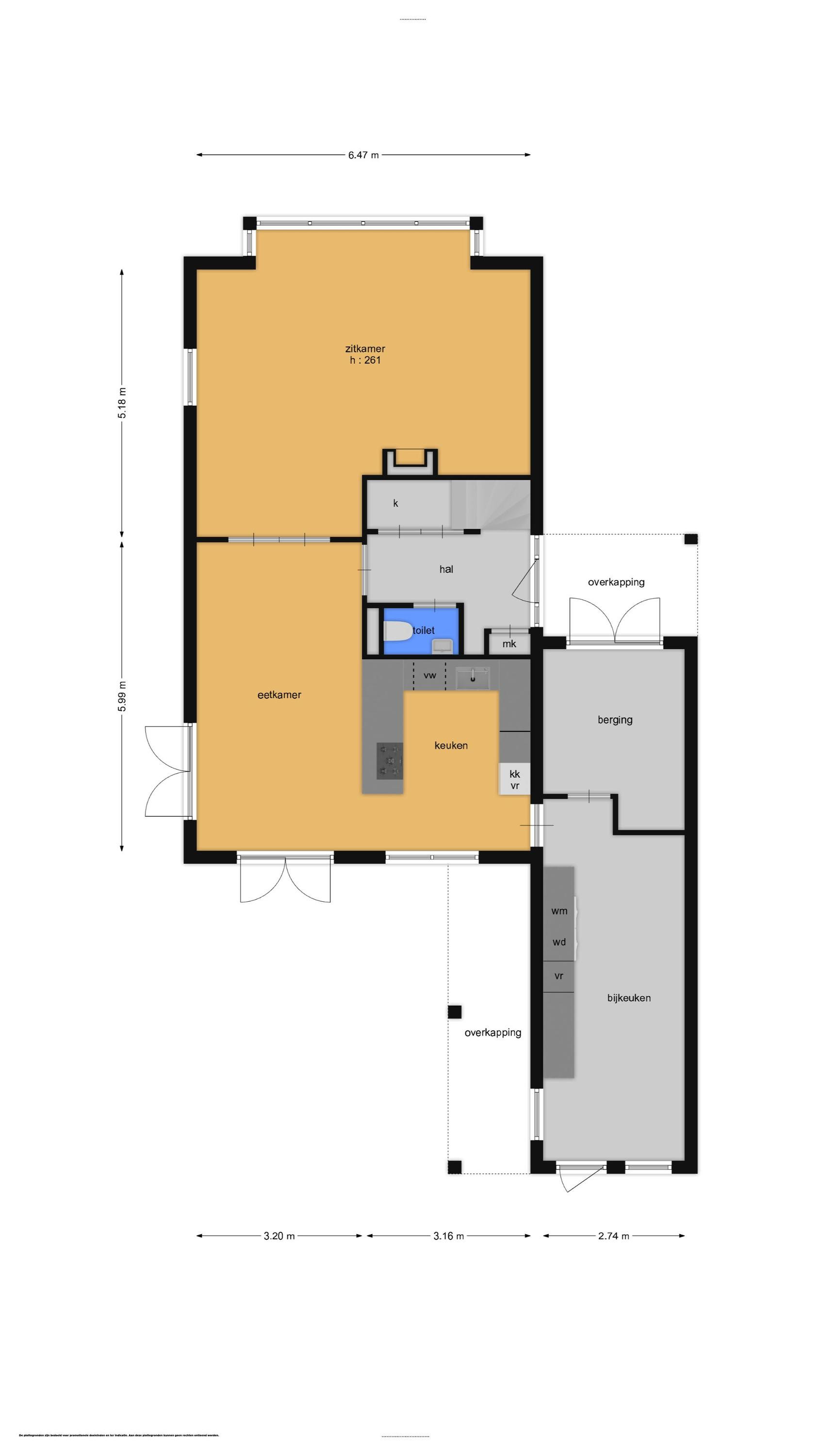 Wetsteenhof 5 (plattegrond 1)