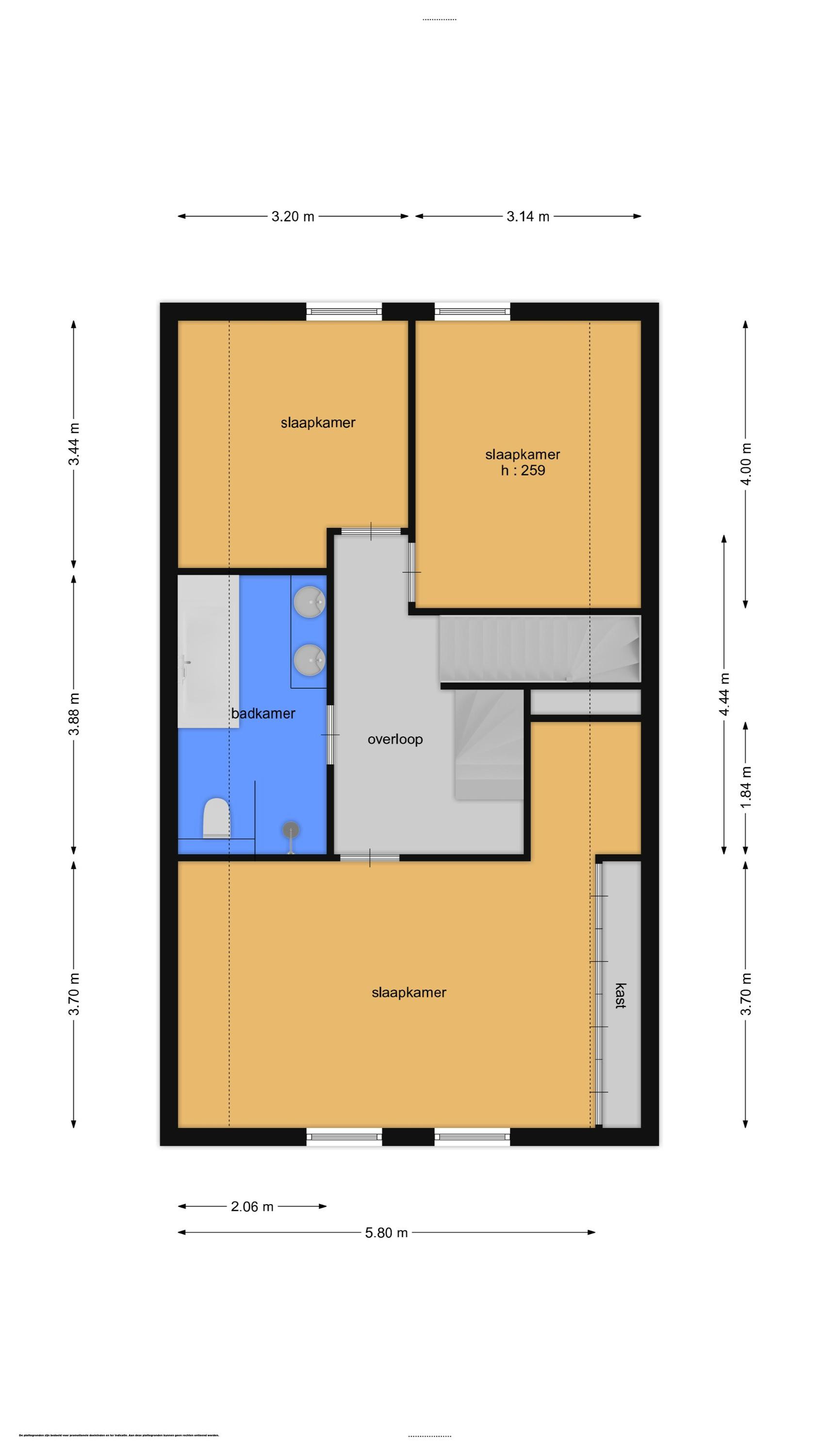Wetsteenhof 5 (plattegrond 2)