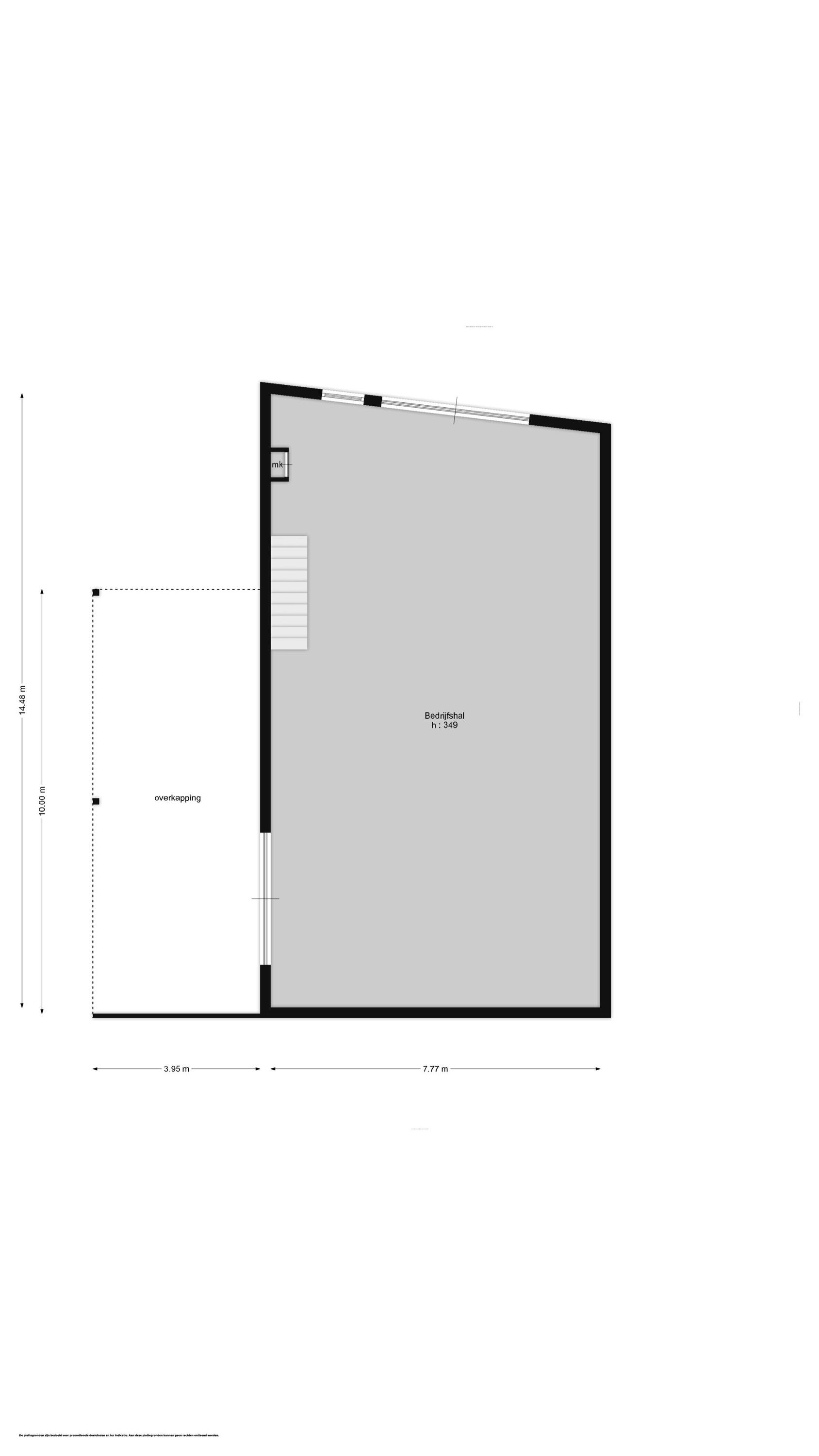 Anthonie Fokkerstraat 57 &#8211; M (plattegrond 1)