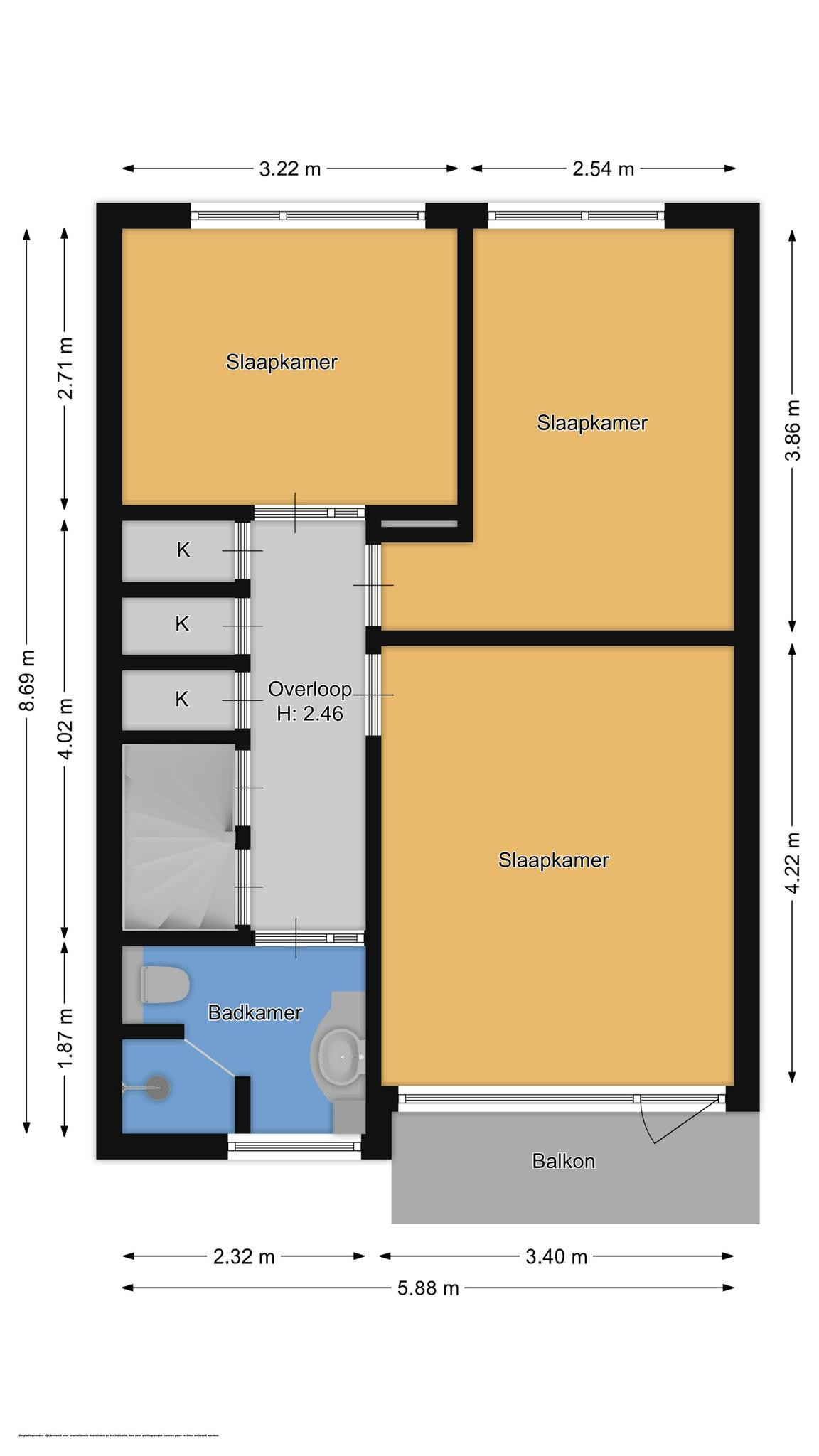 Graaf van Lyndenlaan 59 (plattegrond 2)