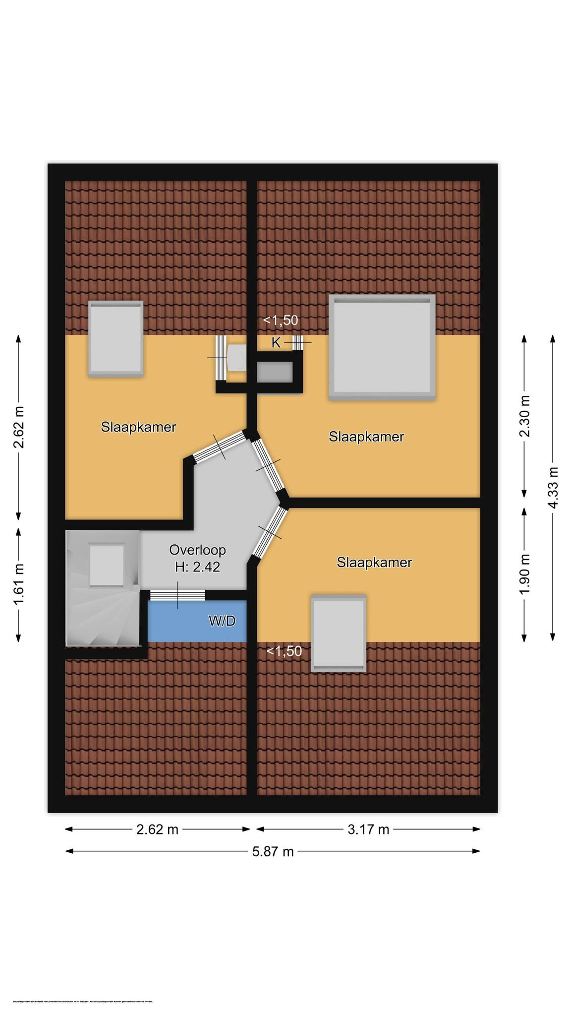 Graaf van Lyndenlaan 59 (plattegrond 3)