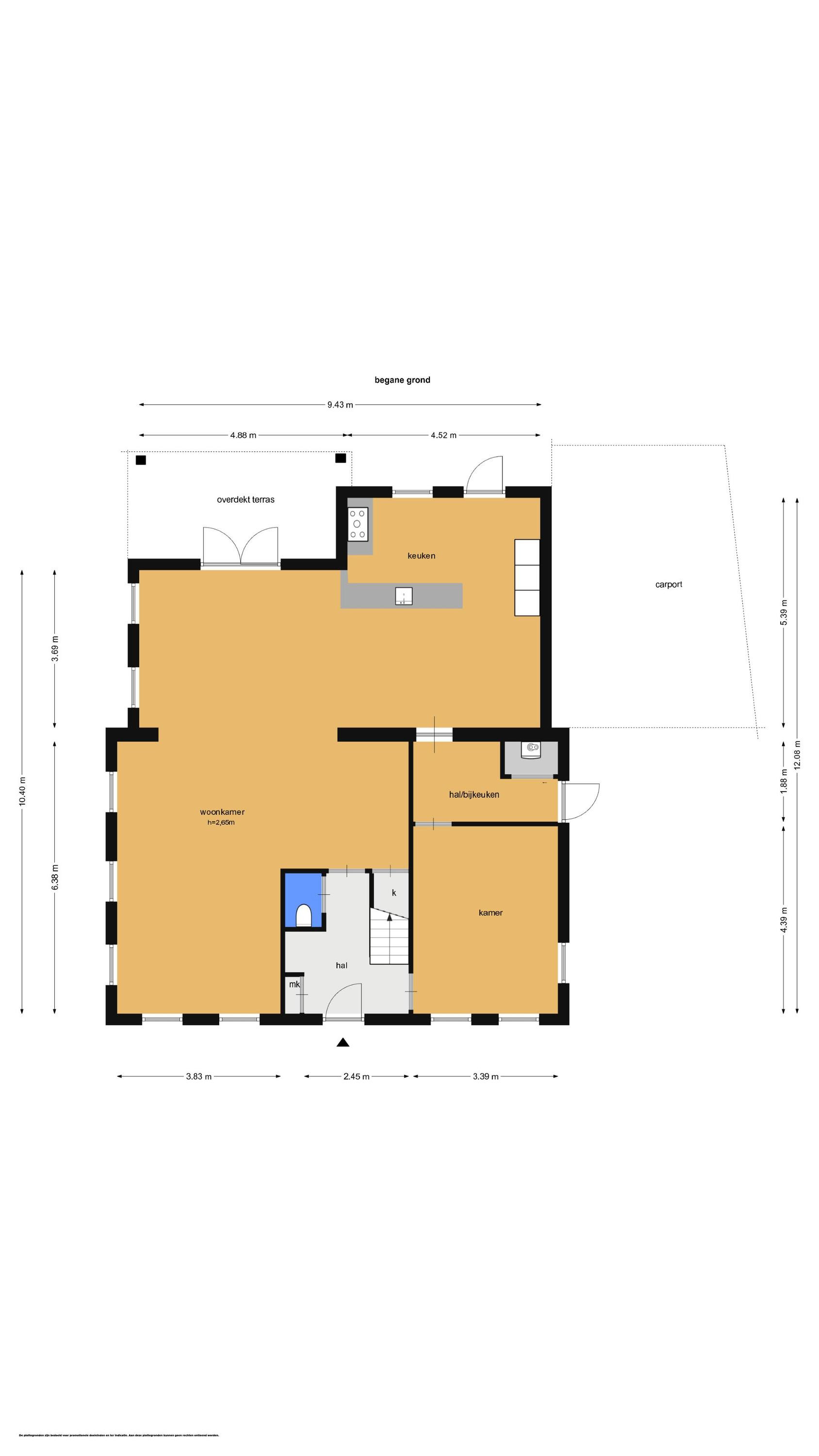 Molenmakerslaan 70 (plattegrond 1)