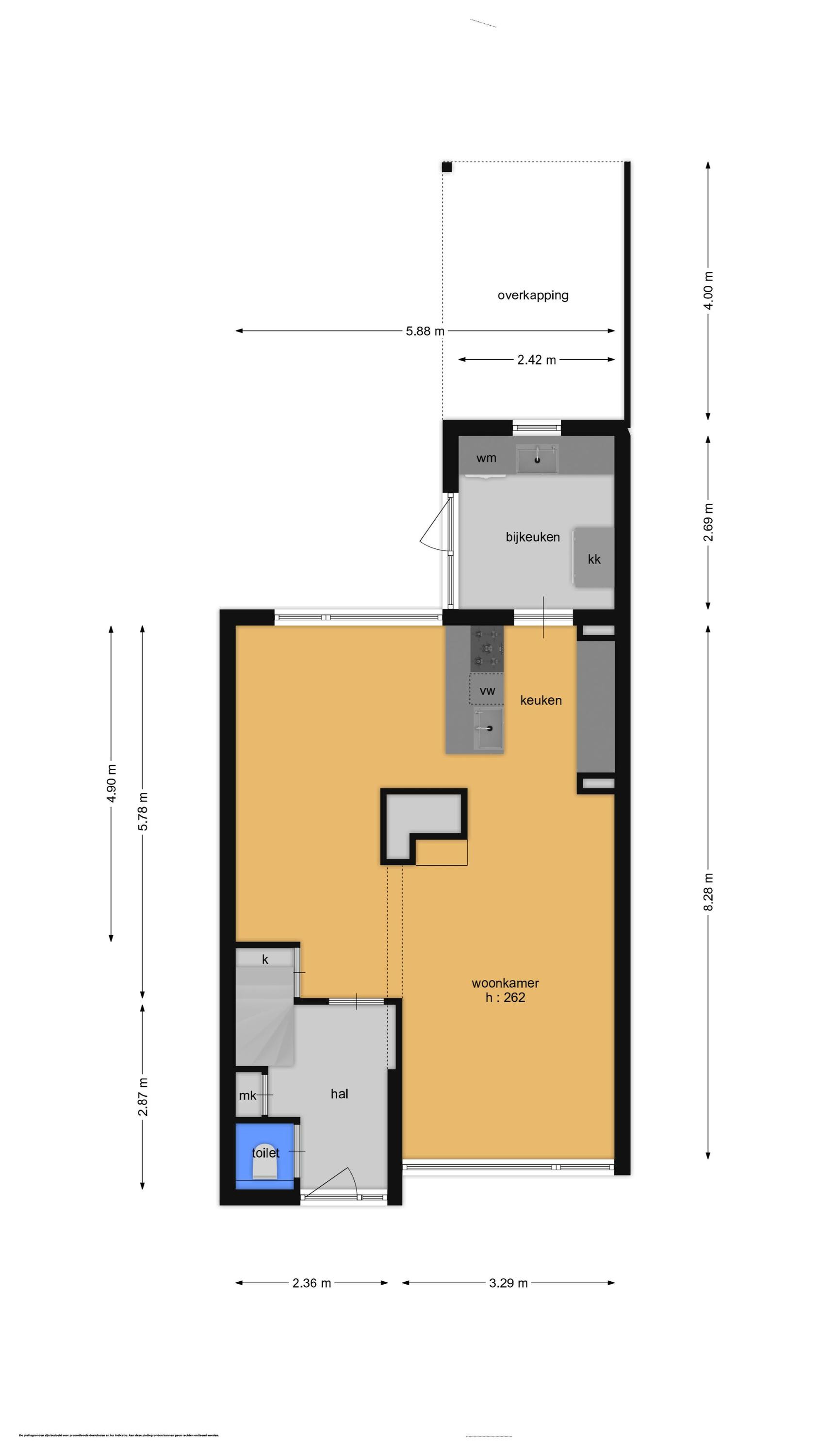 Iepenhof 15 (plattegrond 1)