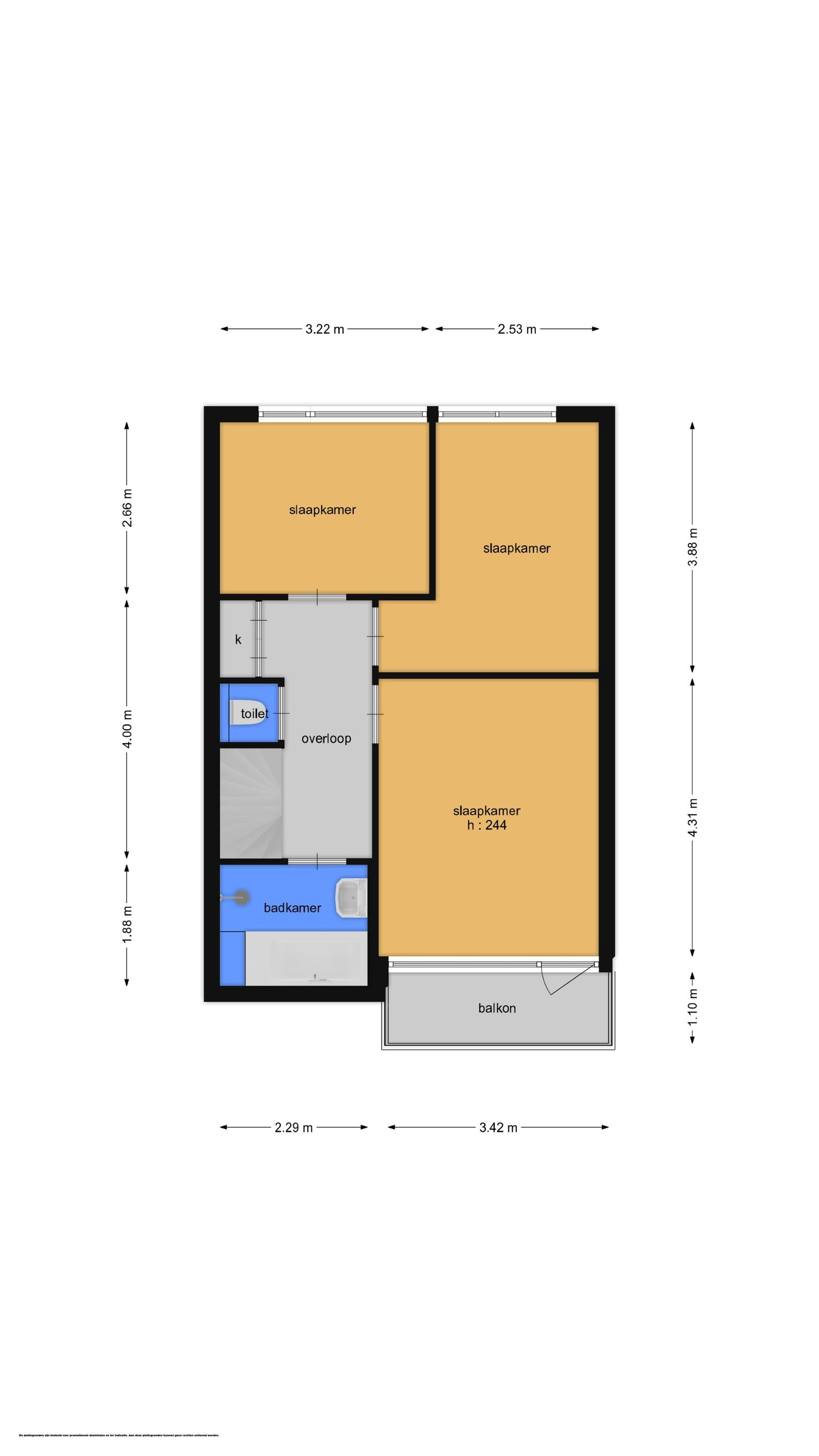 Iepenhof 15 (plattegrond 2)