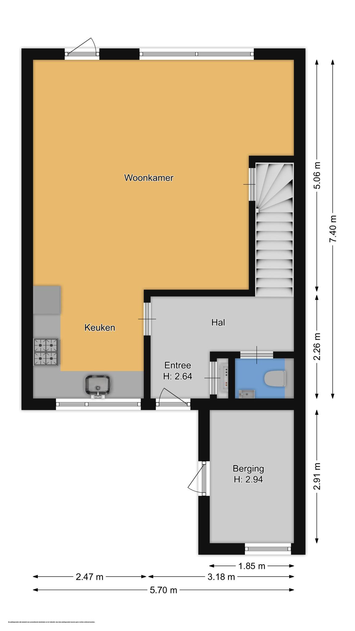 Hoevedorp 23 (plattegrond 1)