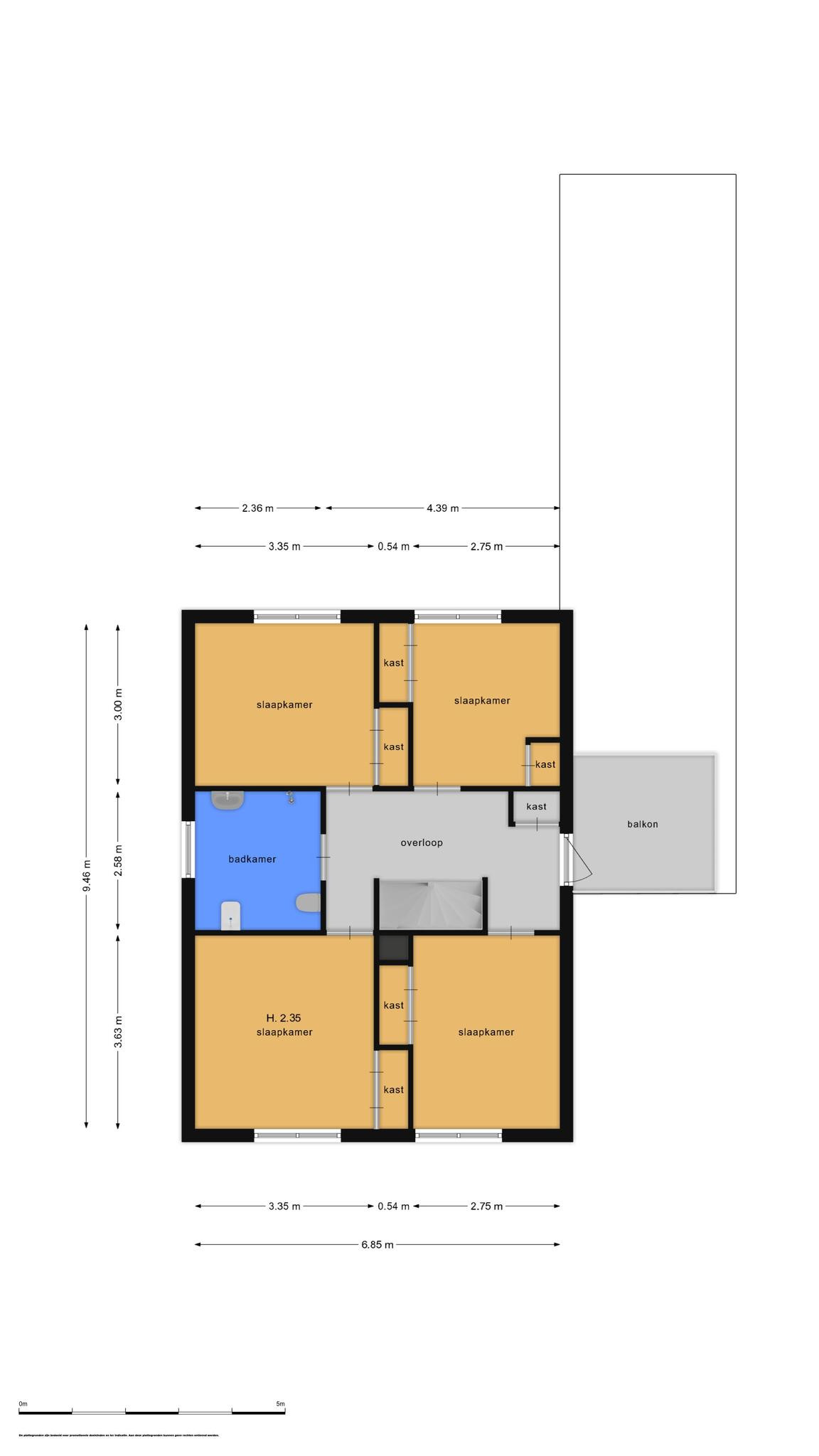 Livingstonestraat 43 (plattegrond 2)