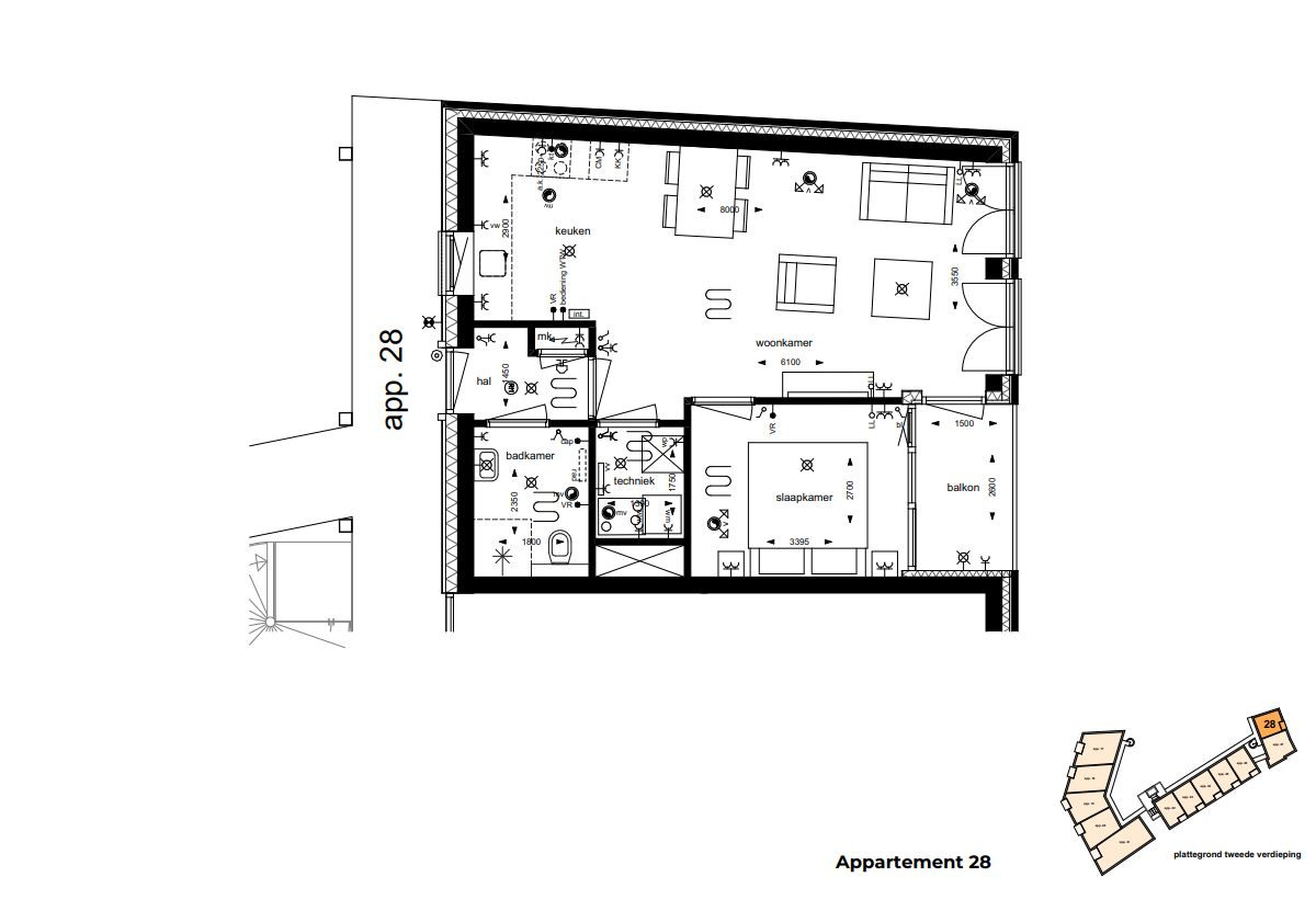 Pastoor Gowthorpestraat 5 &#8211; 28 (plattegrond 1)