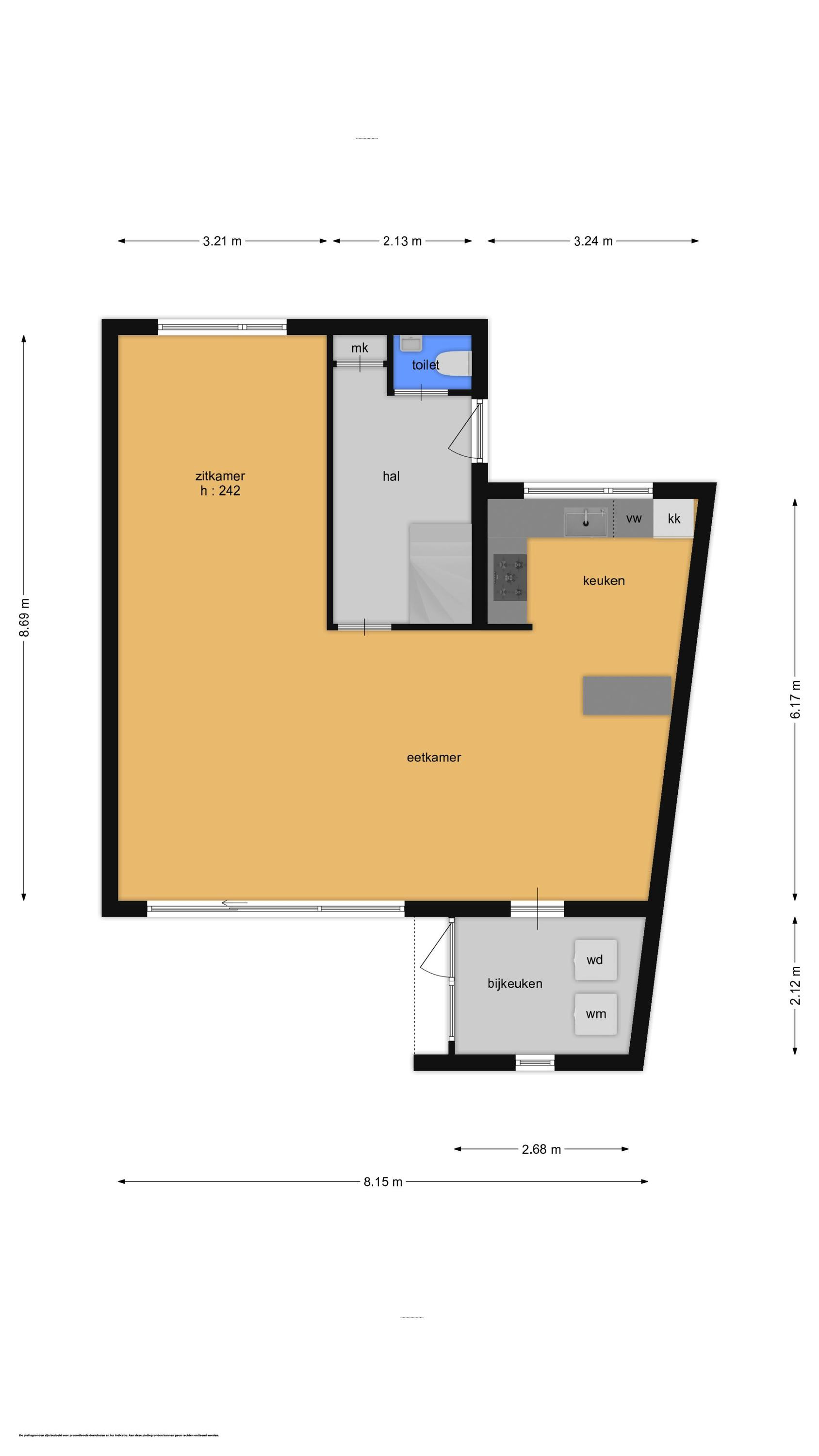 Van Breugelplantsoen 40 (plattegrond 1)