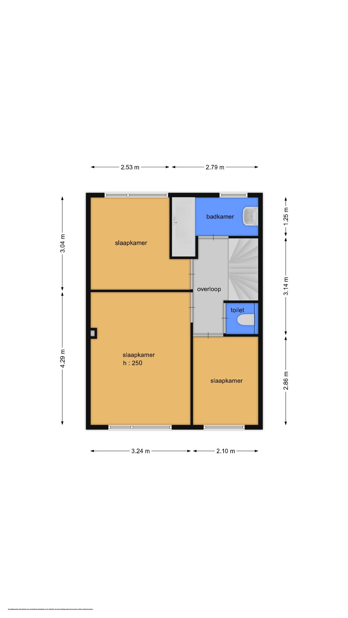 Rehobothstraat 65 (plattegrond 2)