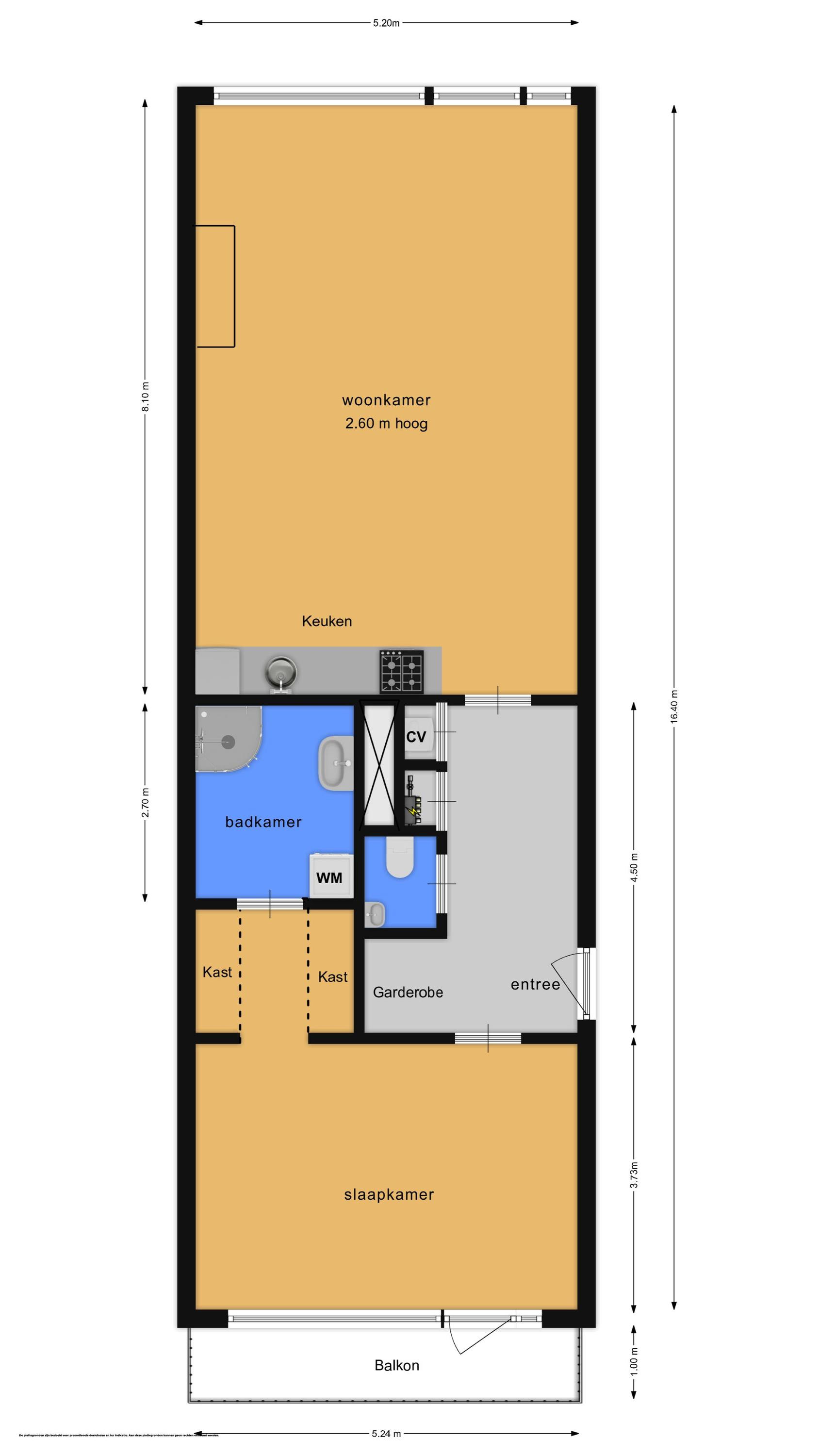 Schouten Hof 19 (plattegrond 1)
