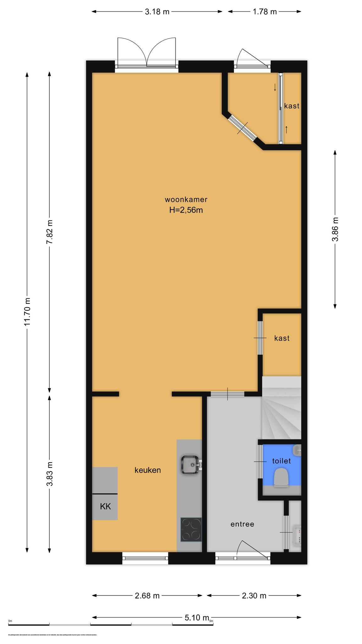 Kraaikoplaan 21 (plattegrond 1)