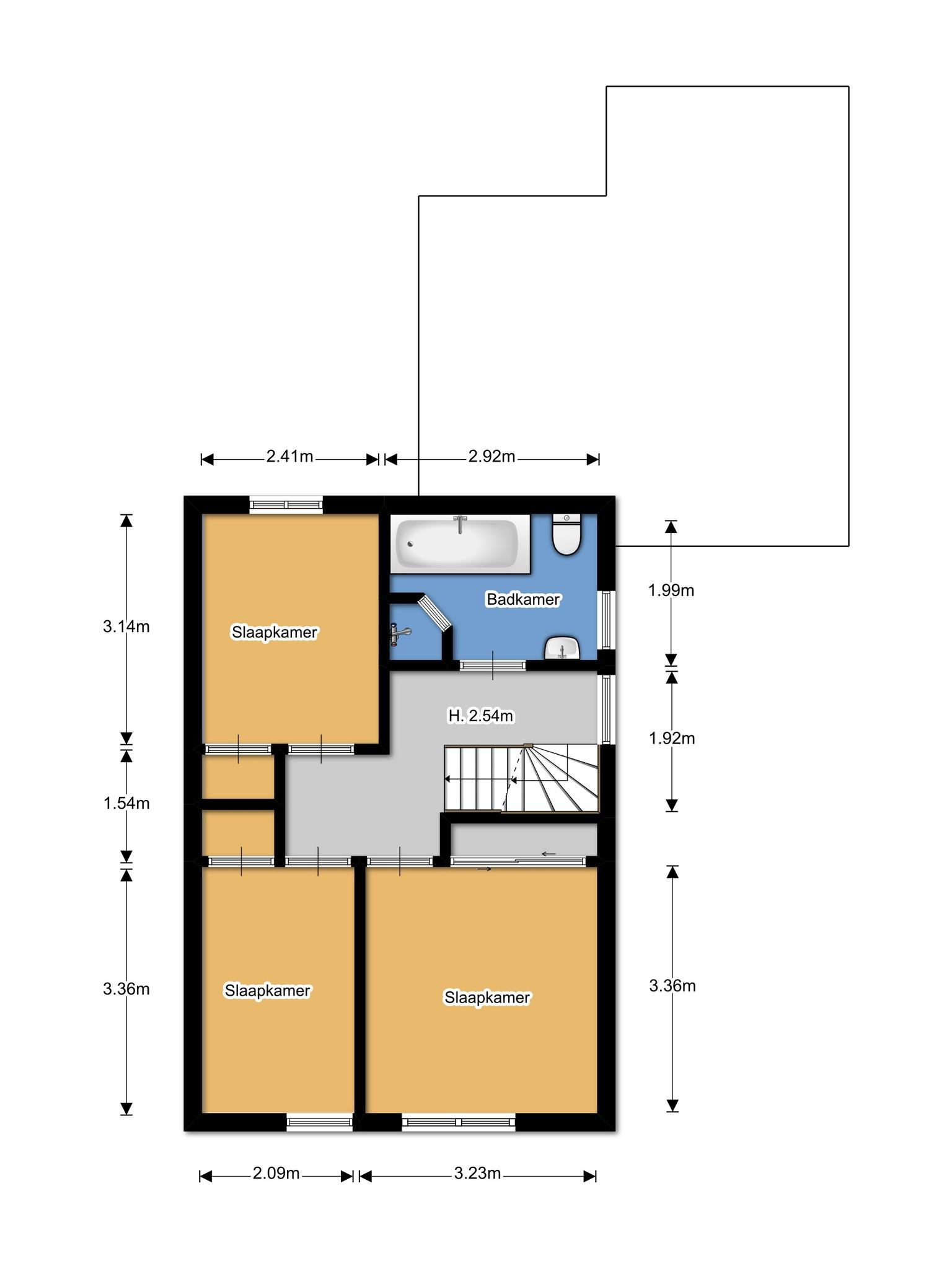 Beldmolenstraat 2 (plattegrond 2)