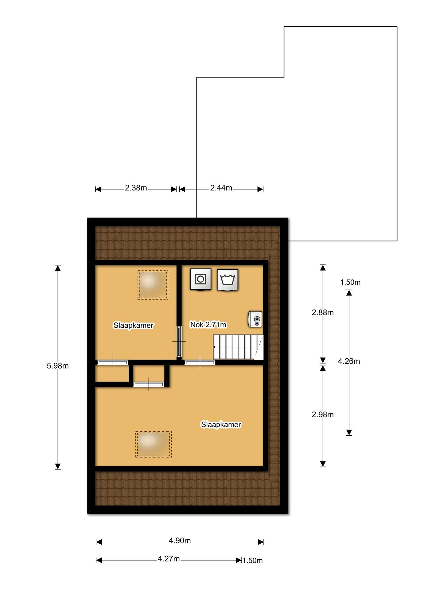 Beldmolenstraat 2 (plattegrond 3)